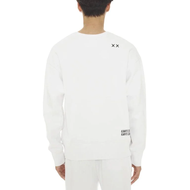 Cult Of Individuality Fleece Crewneck (White) 622AC-FC24E - Image 2