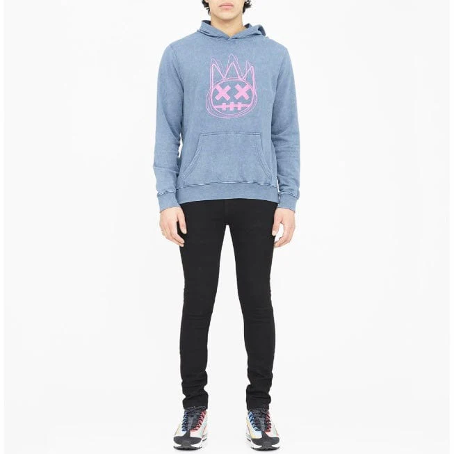 Cult Of Individuality French Terry Logo Pullover Hoodie (Marina) 621B0-PH60A - Image 3