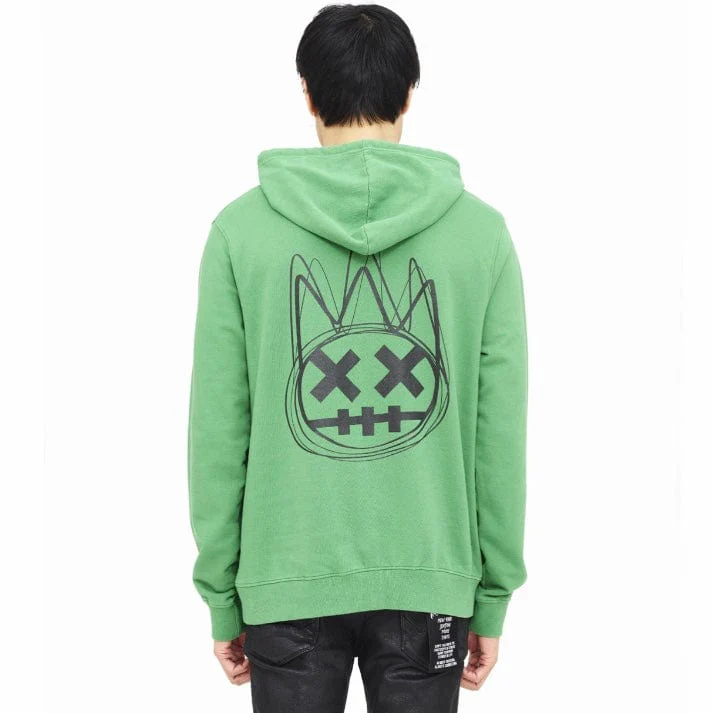 Cult Of Individuality Lightweight French Terry Zip Hoodie (Green) 621B0-ZH61C - Image 2