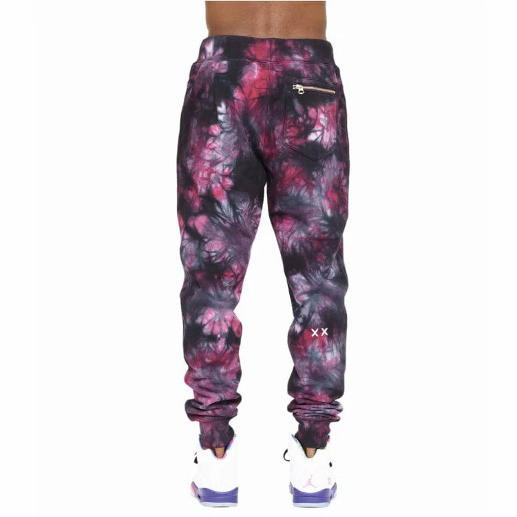 Cult Of Individuality Novelty Sweatpants (Merlot Tye Die) 621B8-SP23B - Image 3