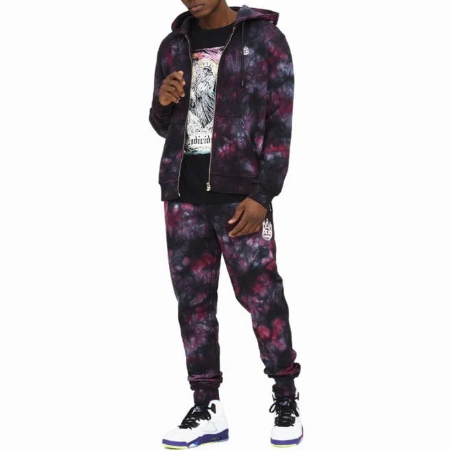 Cult Of Individuality Novelty Sweatpants (Merlot Tye Die) 621B8-SP23B - Image 5