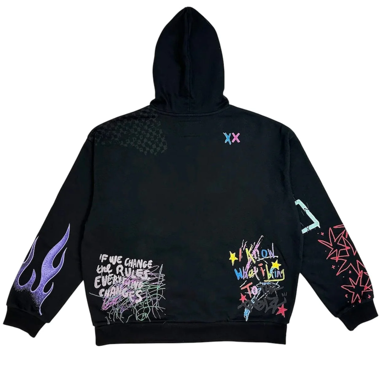 Cult Of Individuality Pullover Novelty Hoody (Black) 625B9-PH16A - Image 2