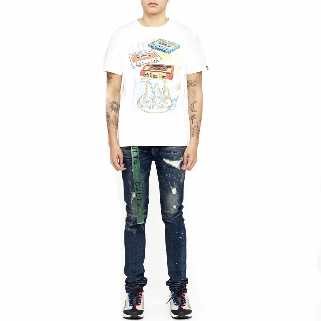 Cult Of Individuality Punk Super Skinny Belted Jean (Reyn) 621B12-SS04O - Image 4