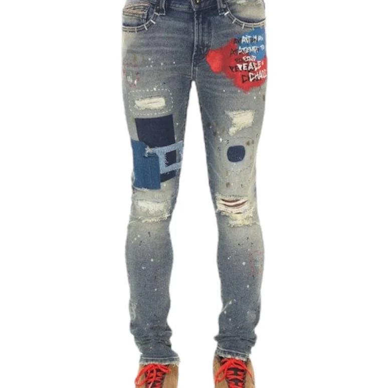 Cult Of Individuality Punk Super Skinny Denim (Basq) 622B11-SS40BB