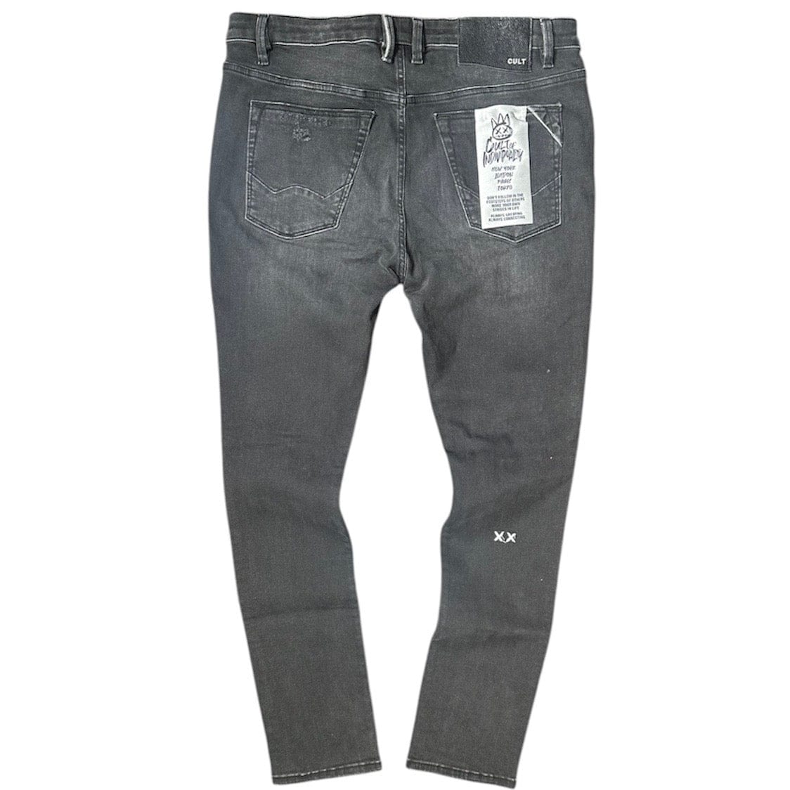 Cult Of Individuality Punk Super Skinny Jean (Jet Black) 67B0-SS18A - Image 2