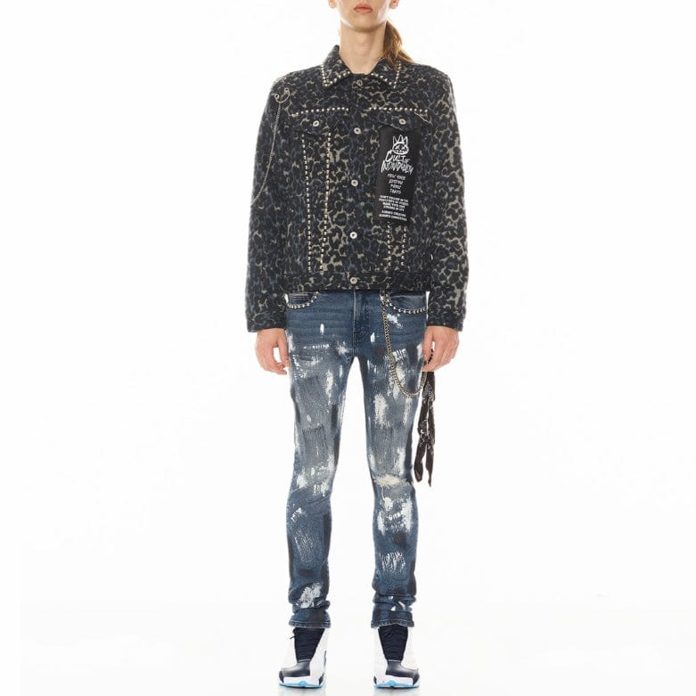 Cult Of Individuality Punk Super Skinny Jean (Leopard) 622B9-SS40Y - Image 5