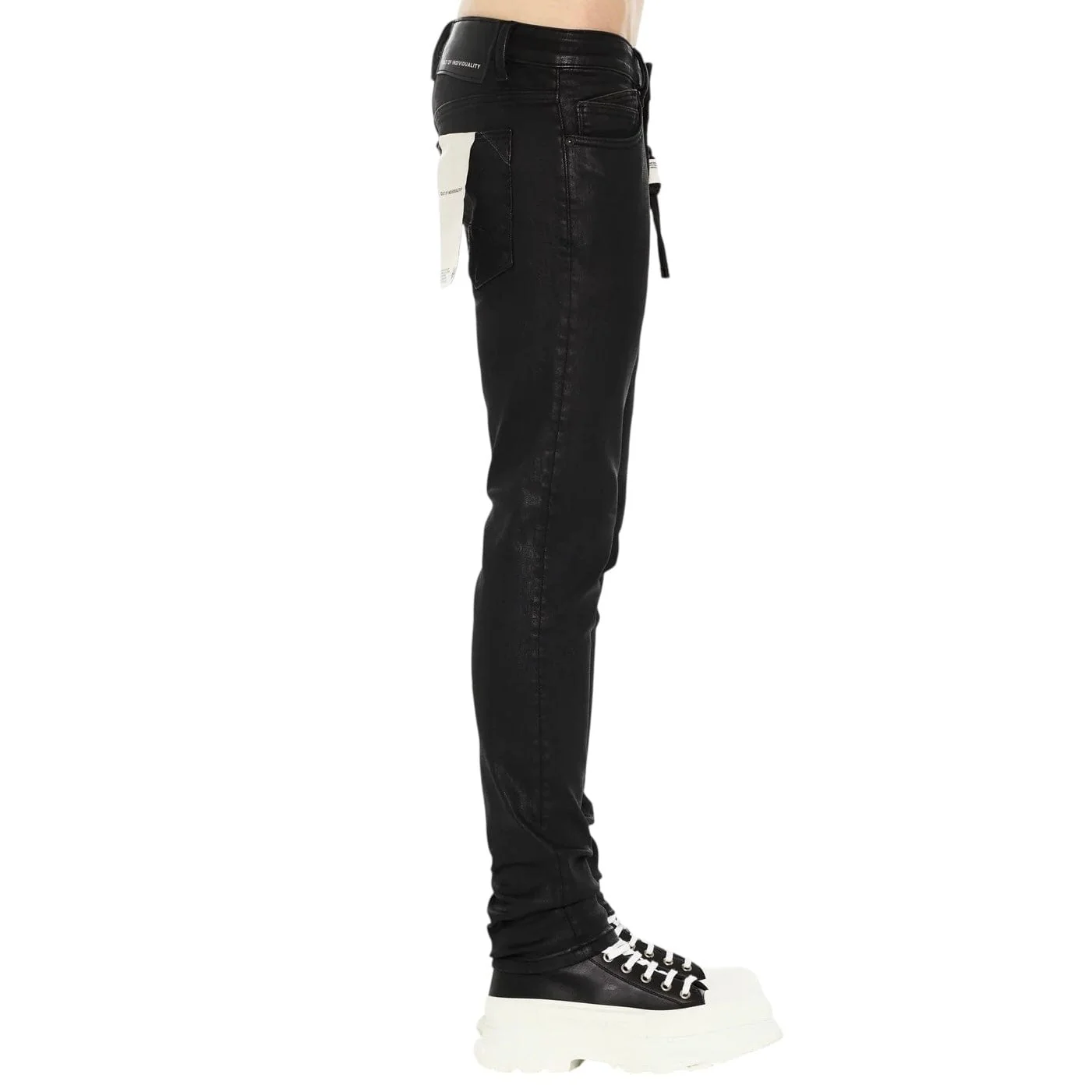 Cult Of Individuality Rocker Slim 602 Jeans (Black Coated) 625B10-RS3H - Image 3