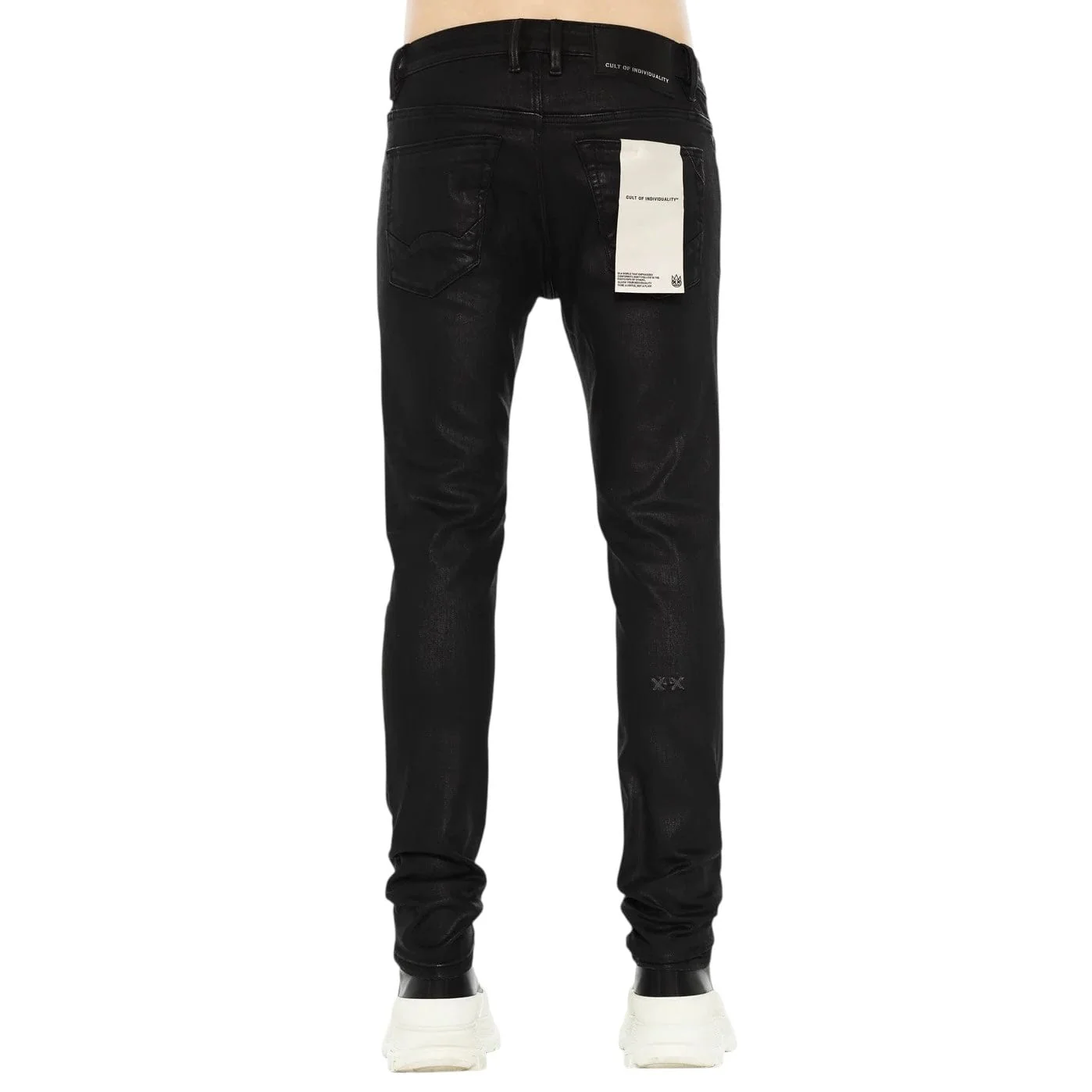 Cult Of Individuality Rocker Slim 602 Jeans (Black Coated) 625B10-RS3H - Image 4