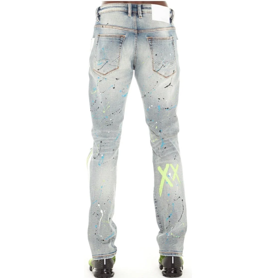 Cult of Individuality Slim Rocker Jean (Neon) - 620A3-RS03G - Image 3