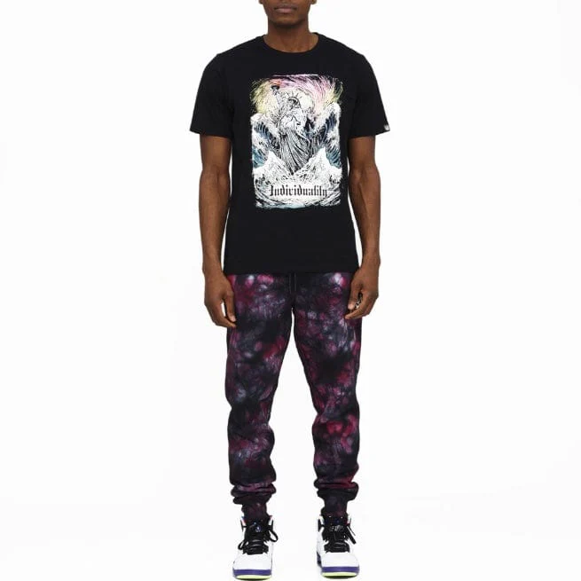 Cult Of Individuality Short Sleeve Crew "Lady Liberty" Tee (Black) 621B8-K32A - Image 3