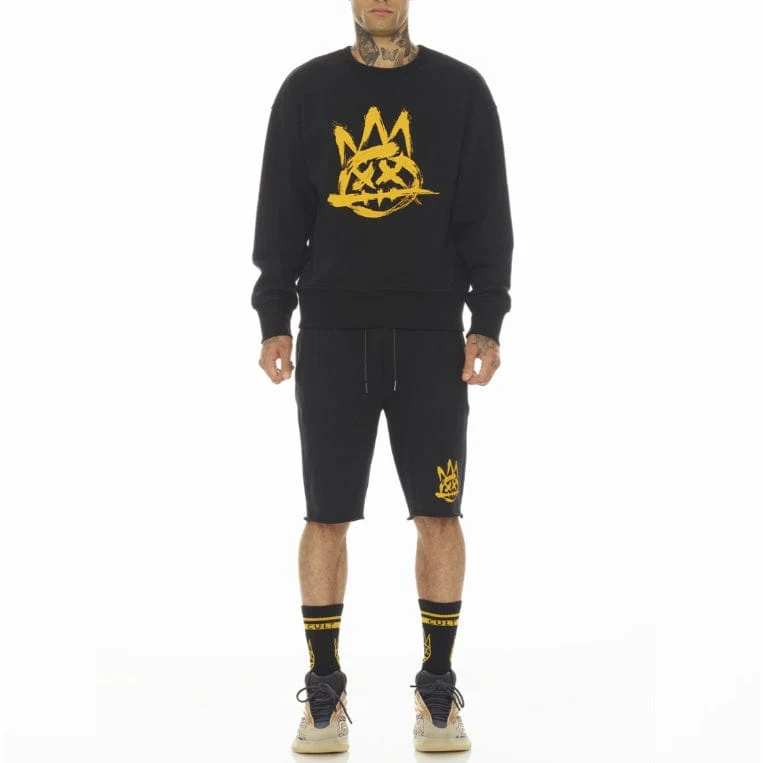 Cult Of Individuality Sweatshort (Black) 622AC-SH27A - Image 3
