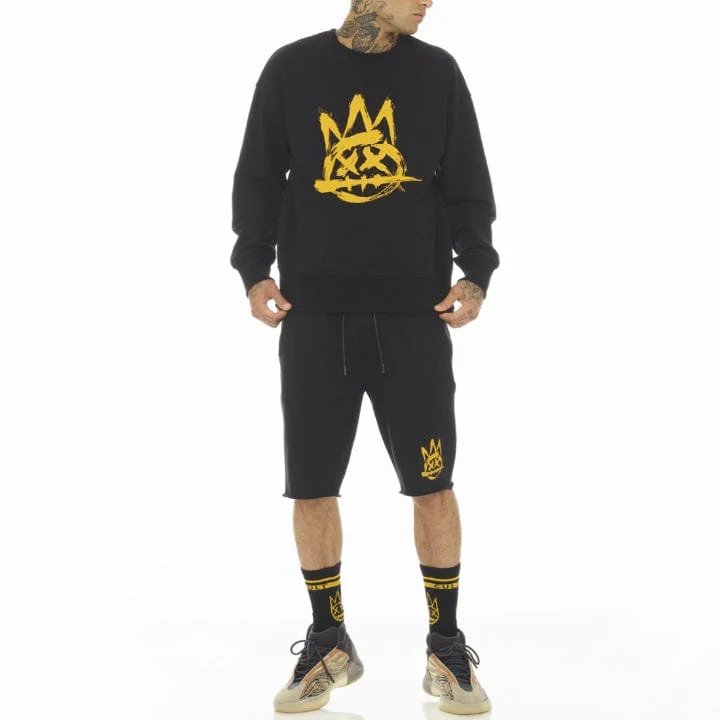 Cult Of Individuality Sweatshort (Black) 622AC-SH27A - Image 4