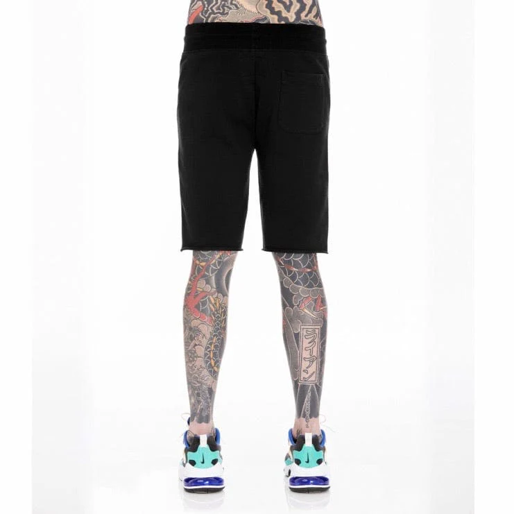 Cult Of Individuality Sweatshorts (Black) 621A0-SH27F - Image 2