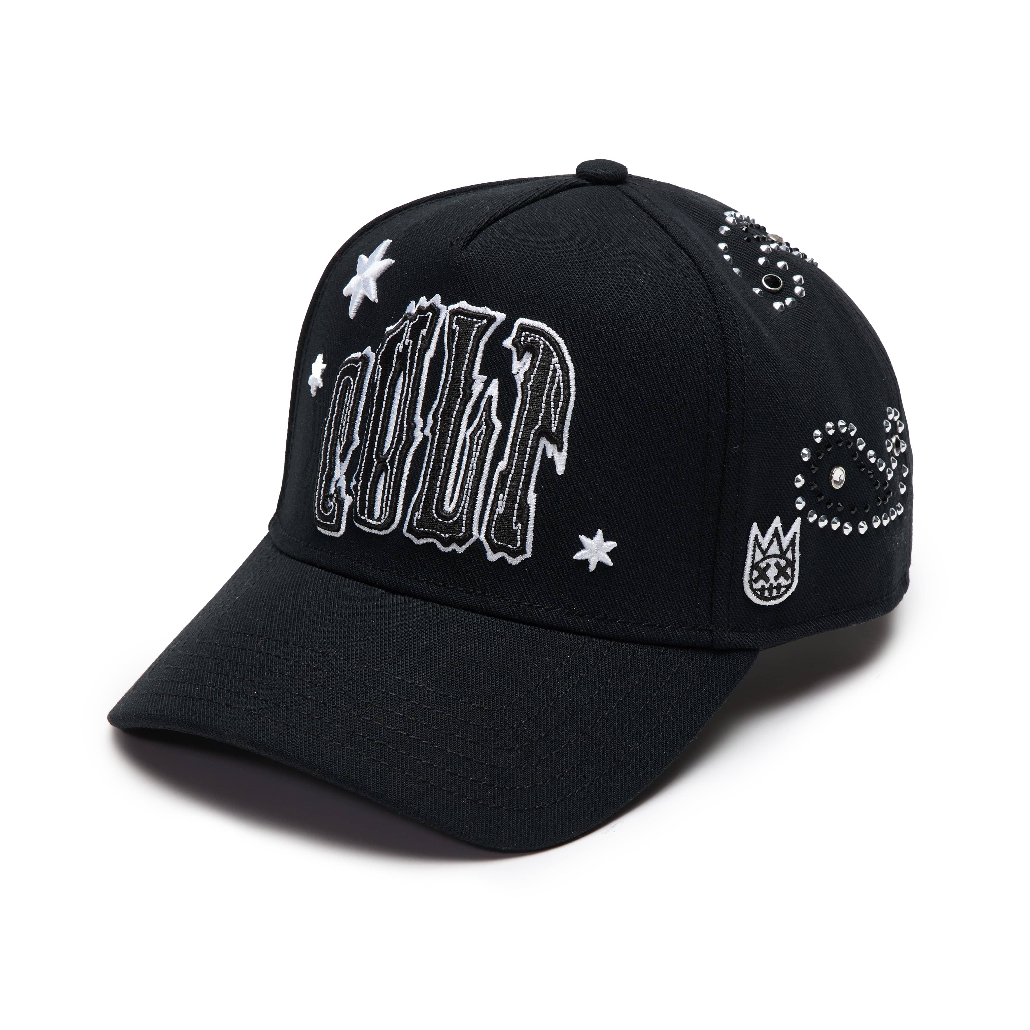 Cult x El Alfa Premium Paisley 5 Panel A Frame Trucker Hat in Black - Image 2