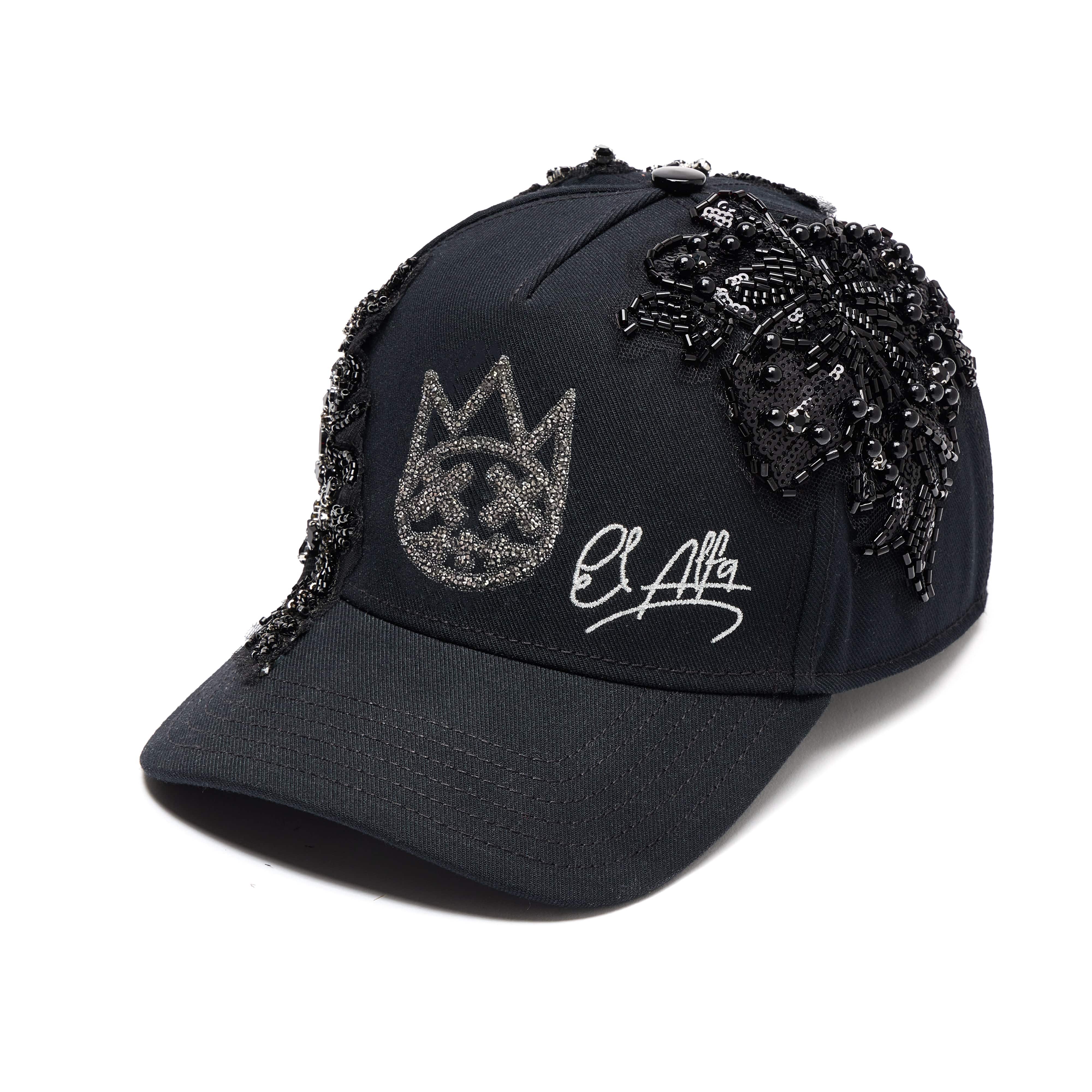 Cult x El Alfa Premium Snapback Trucker Hat in Black - Image 2