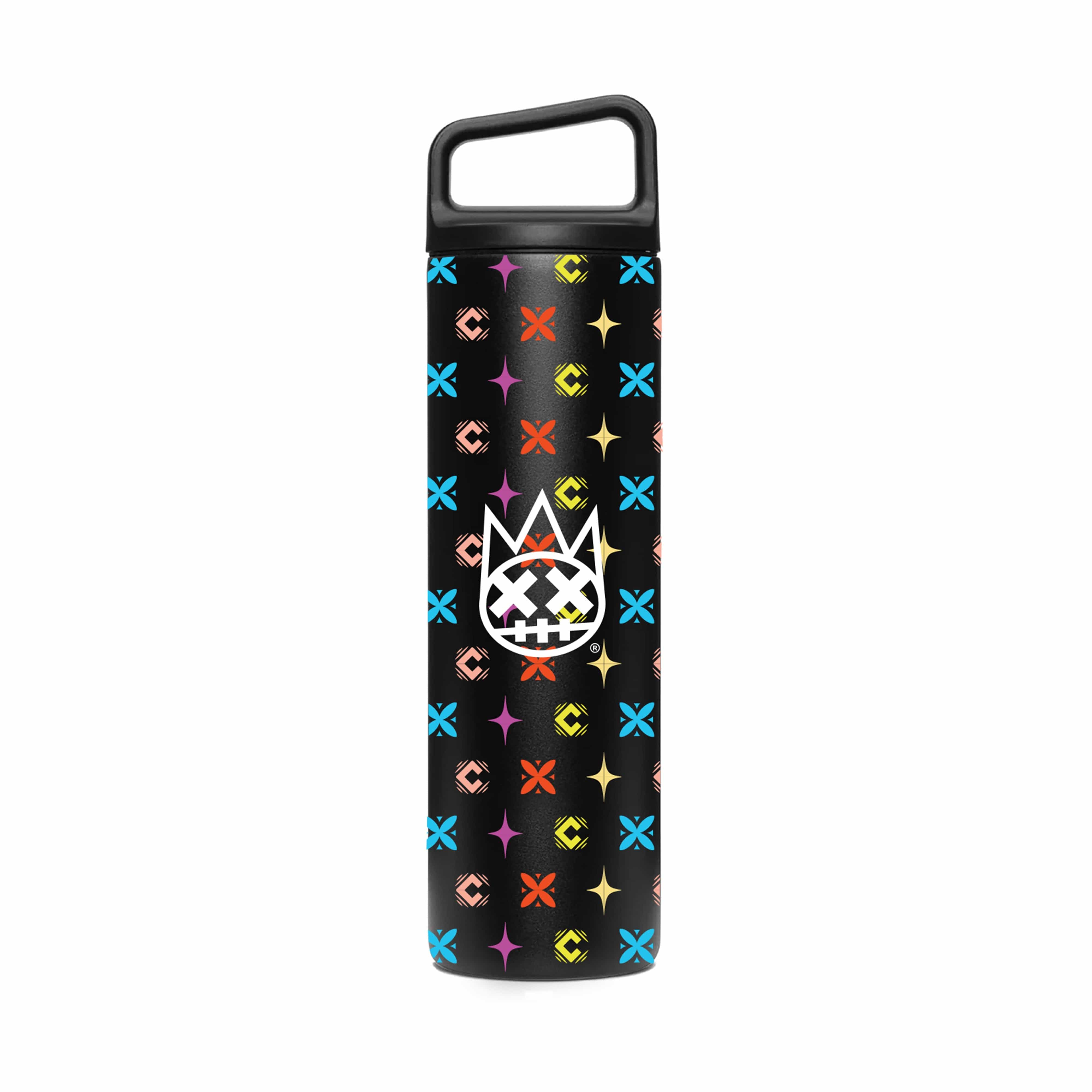 Cult x MiiR Limited Edition Climate+ 20 oz Wide Mouth Vacuum Insulation Bottle in CX Monogram Multicolor White or Black