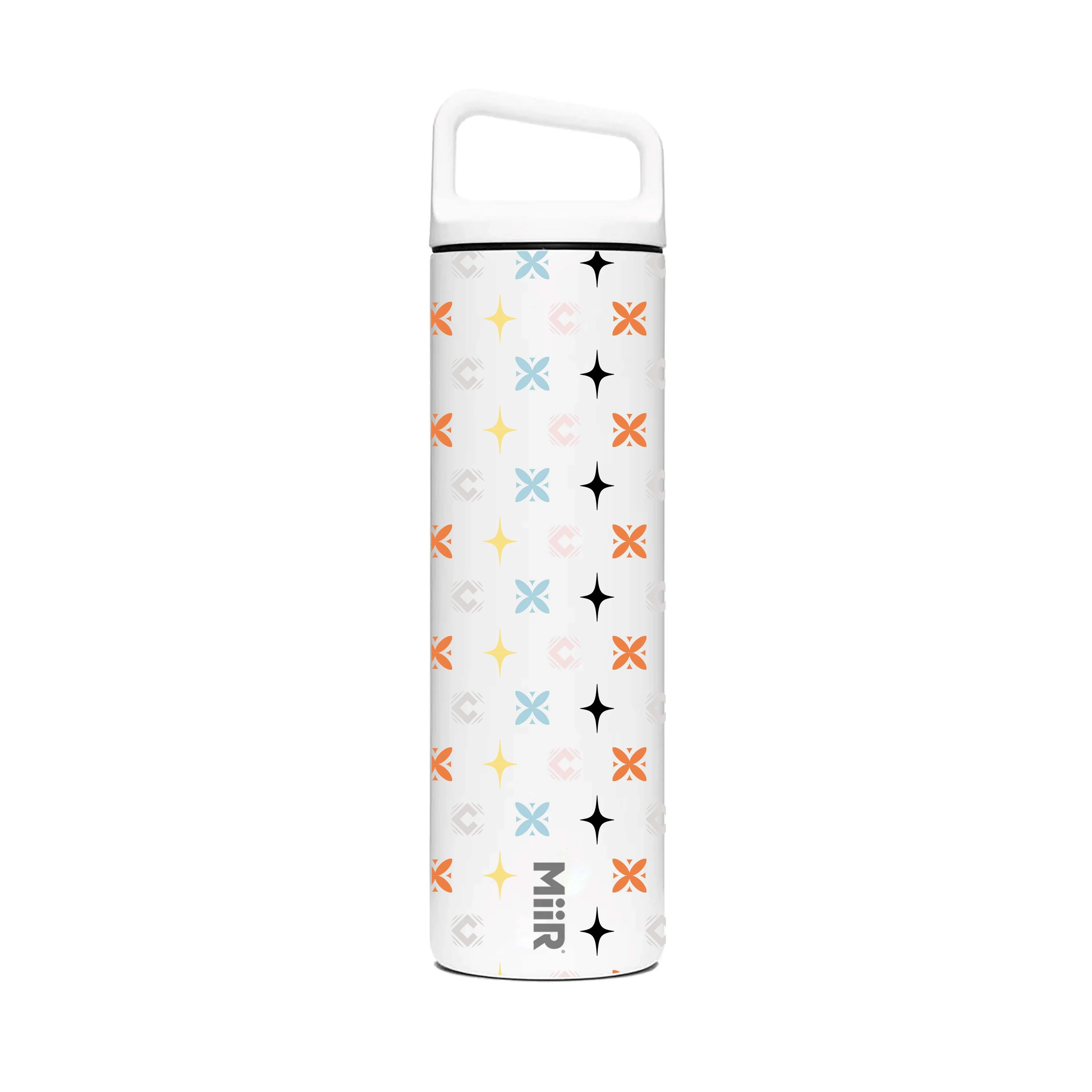 Cult x MiiR Limited Edition Climate+ 20 oz Wide Mouth Vacuum Insulation Bottle in CX Monogram Multicolor White or Black - Image 4