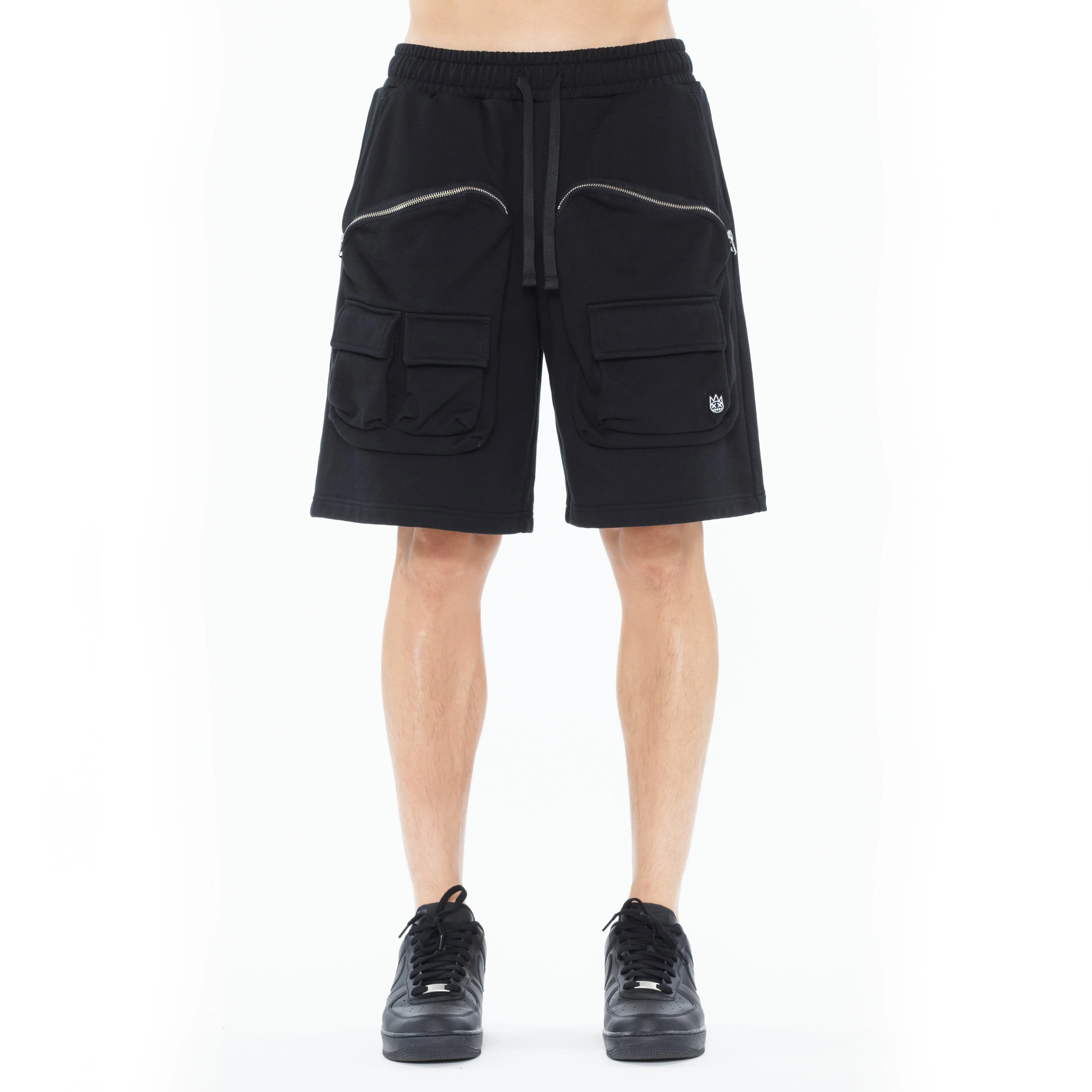 Cult's Cargo Shorts in Black - Image 2