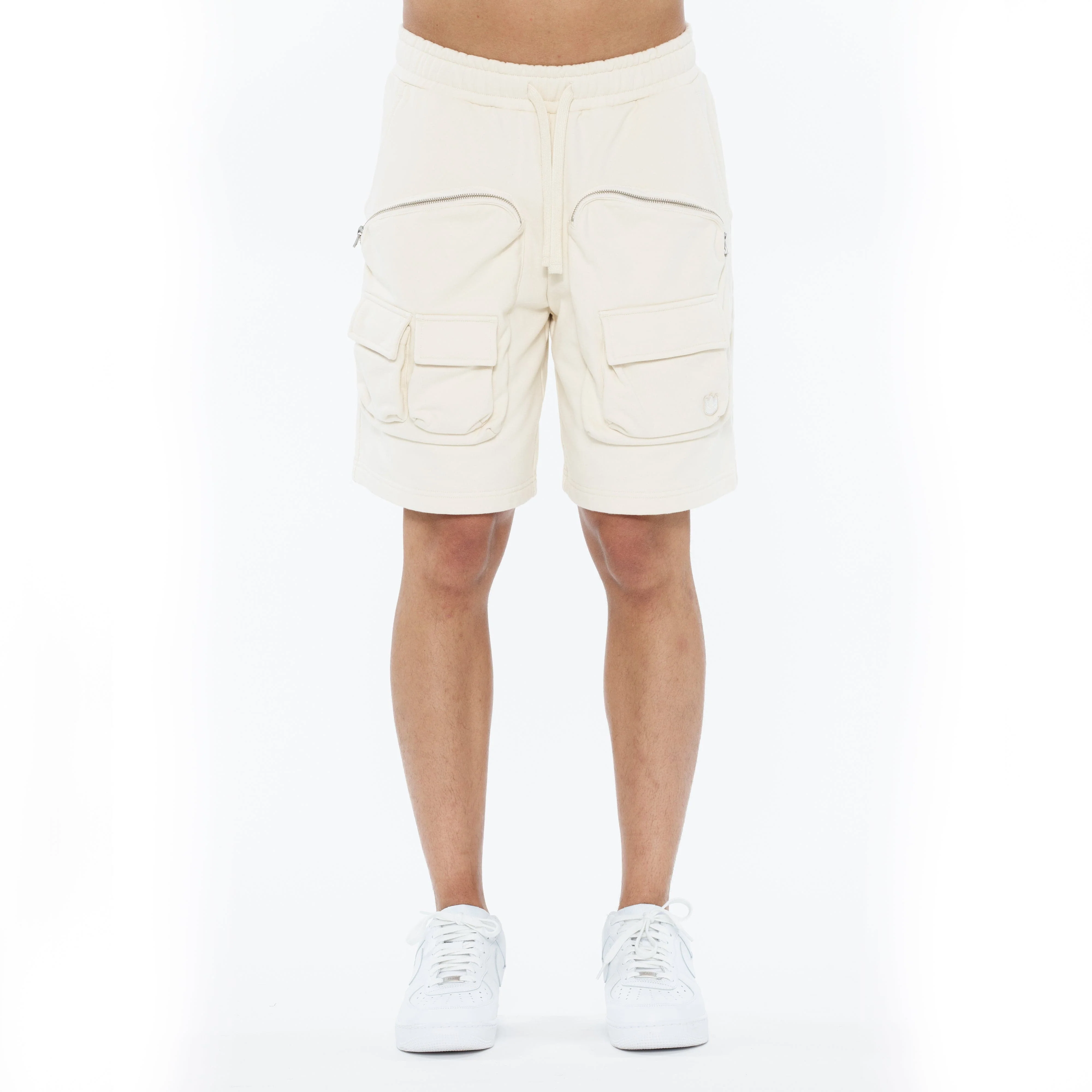 Cult's Cargo Shorts in Winter White - Image 2