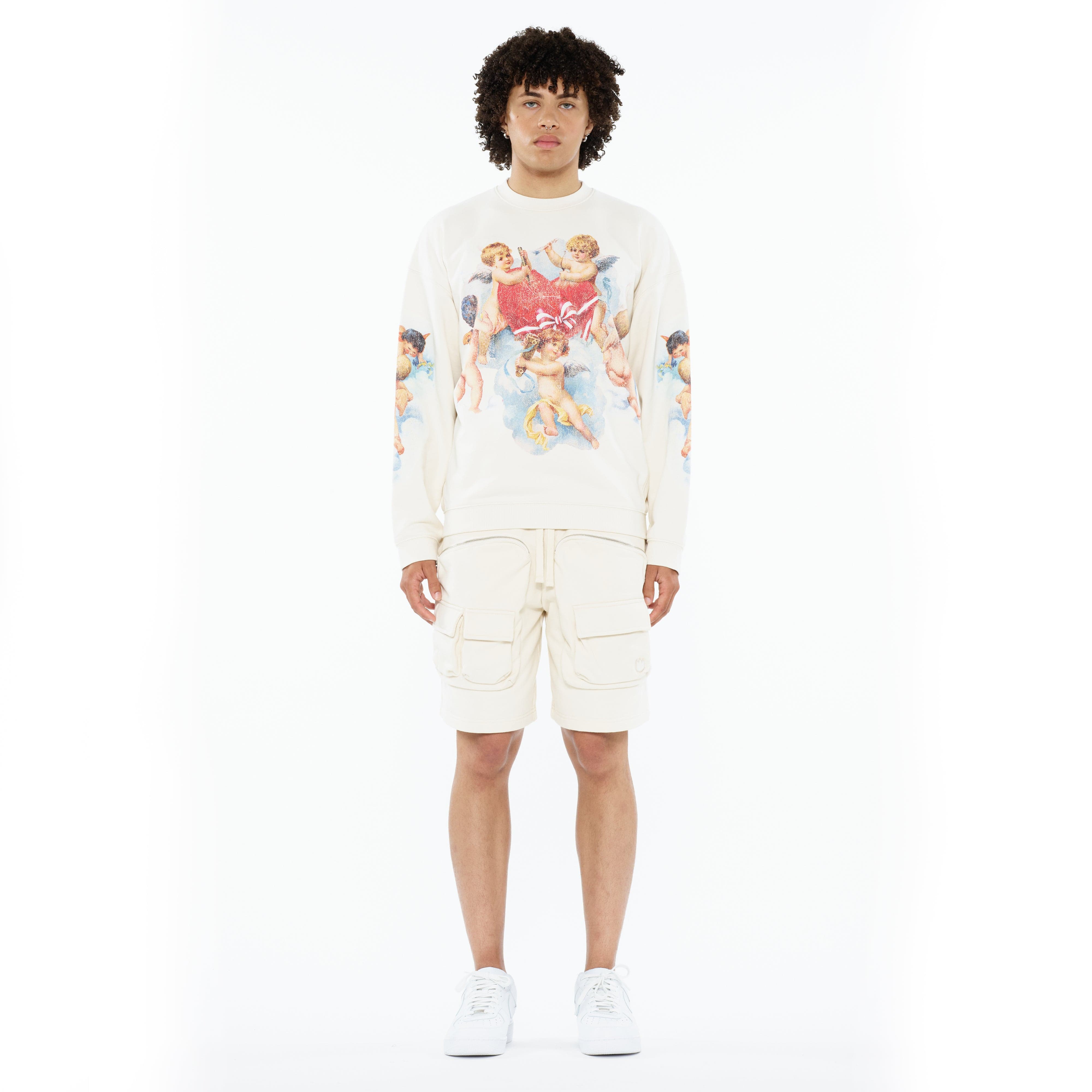 Cult's Cargo Shorts in Winter White - Image 5