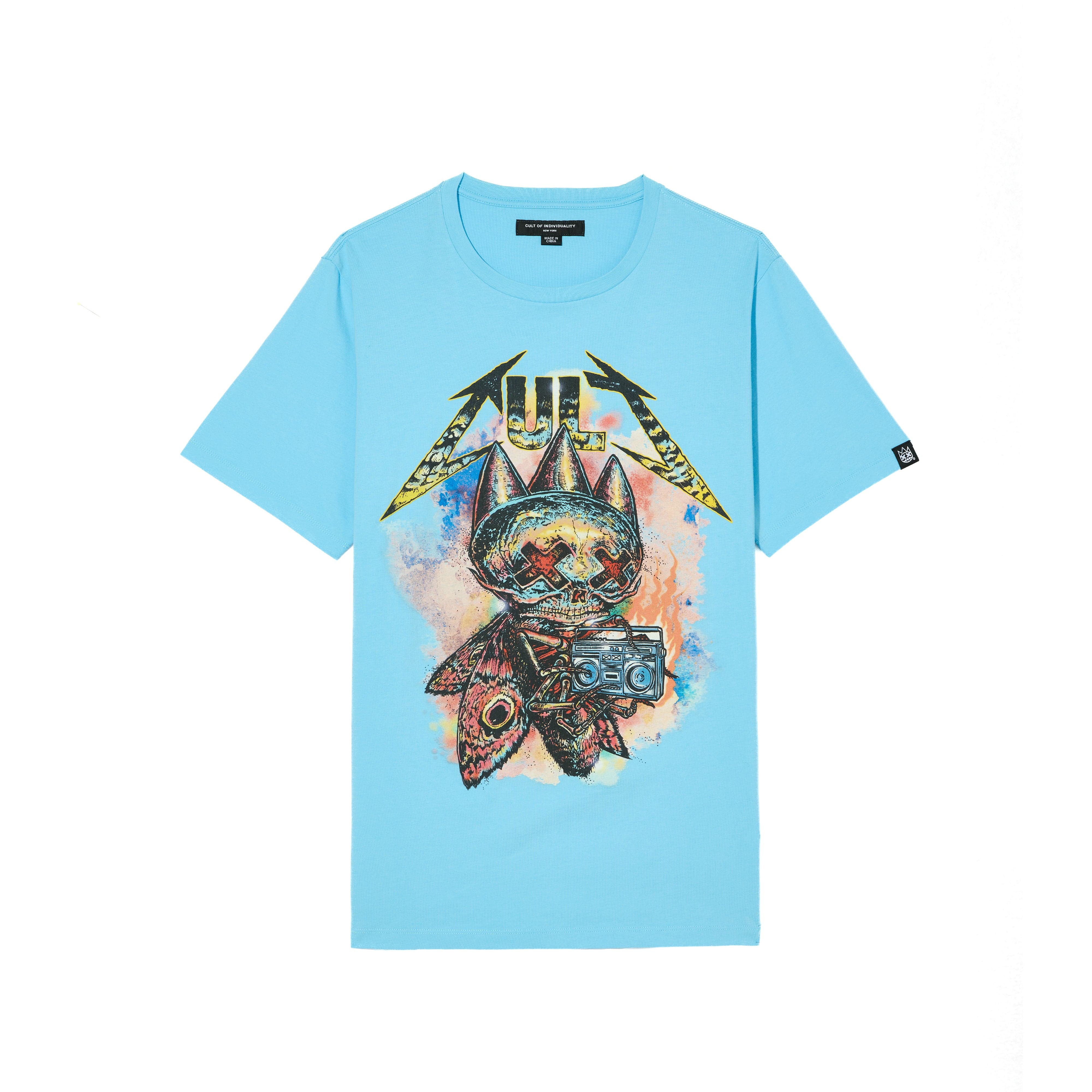Cult's Crew Neck Tee - Fly in Baltic Sea