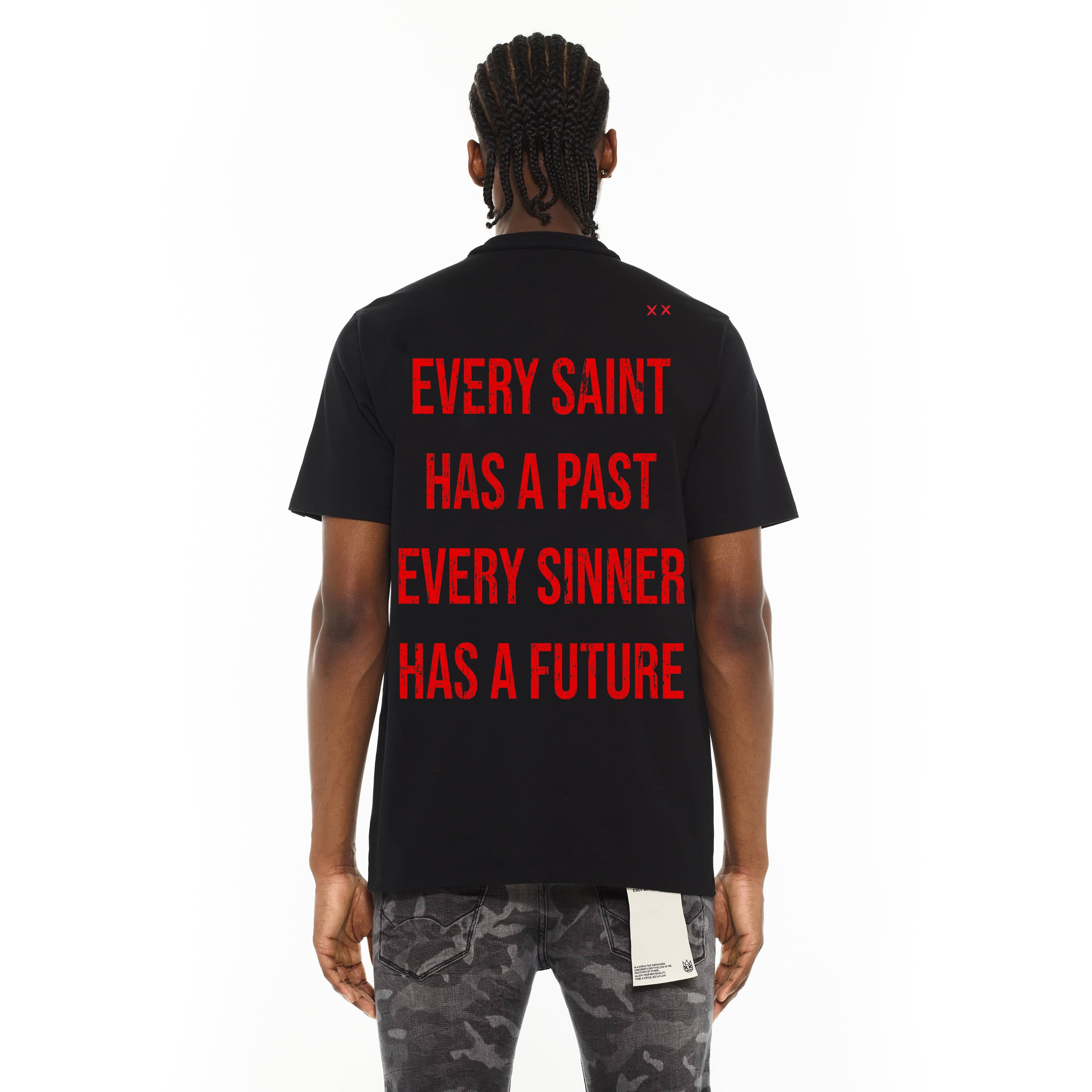 Cult's Crew Neck Tee - Tongue in Black - Image 3