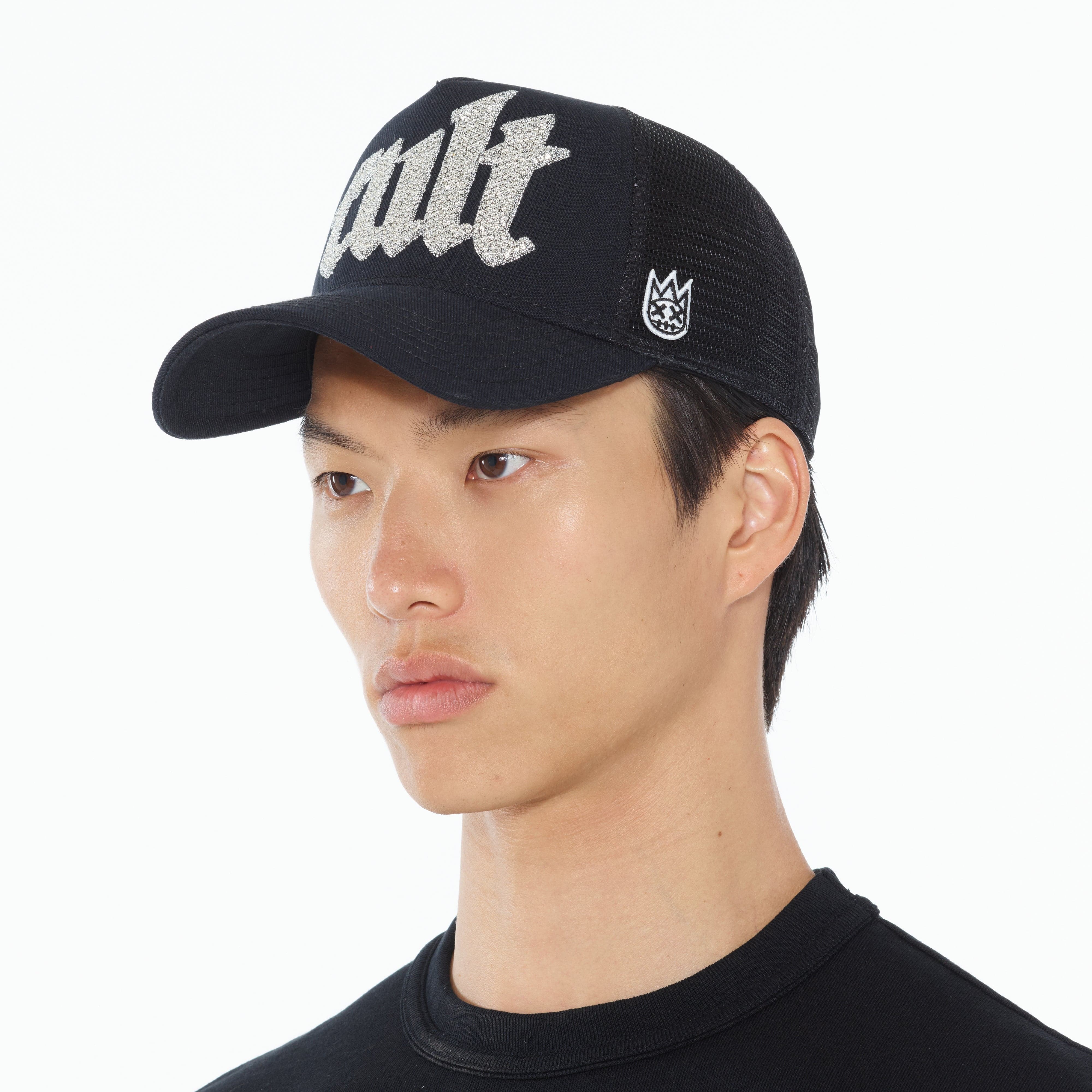 Cult's Crystal Cult Script Logo Hat in Black - Image 3