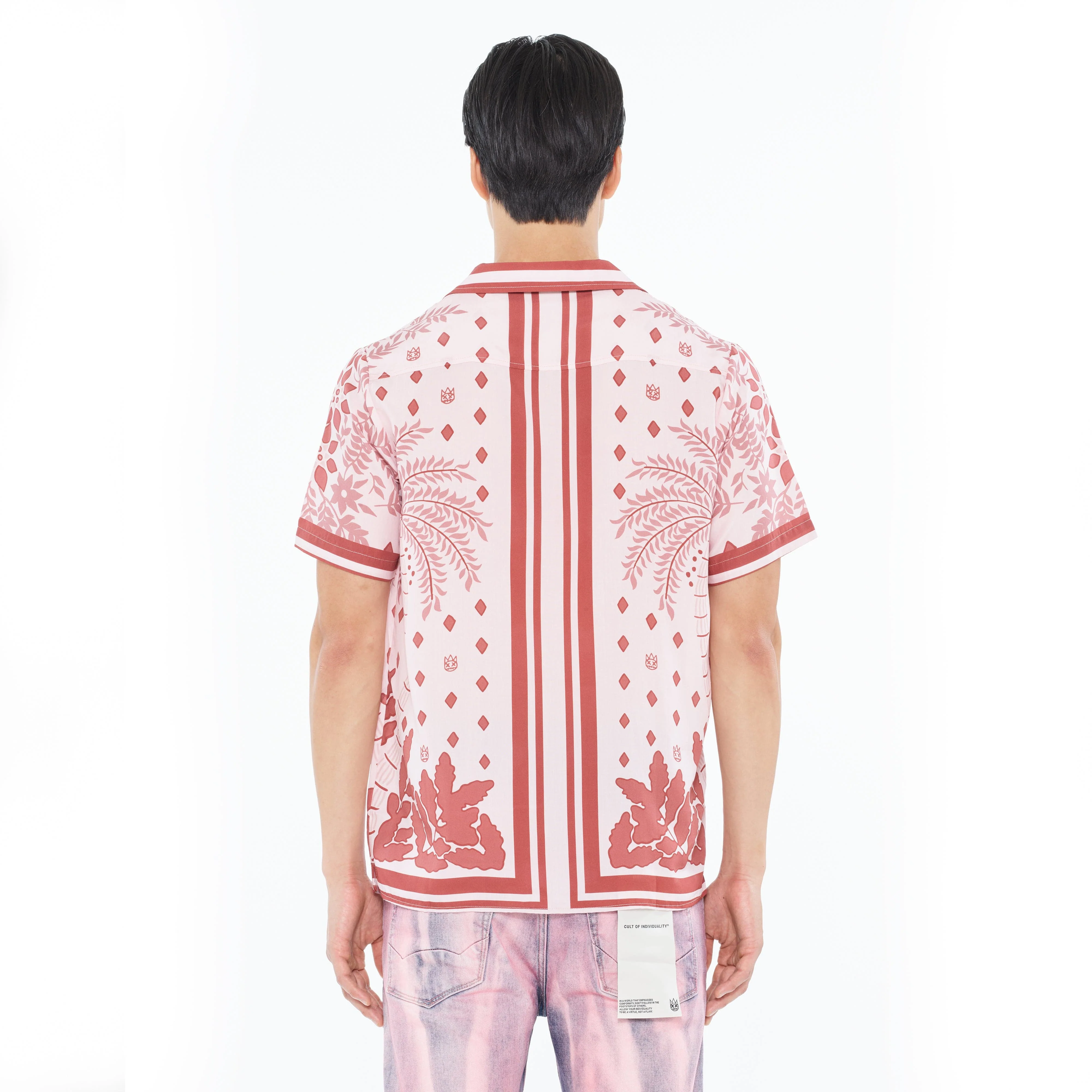 Cult's Cuban Short Sleeve Woven Shirt in Retro - Image 4