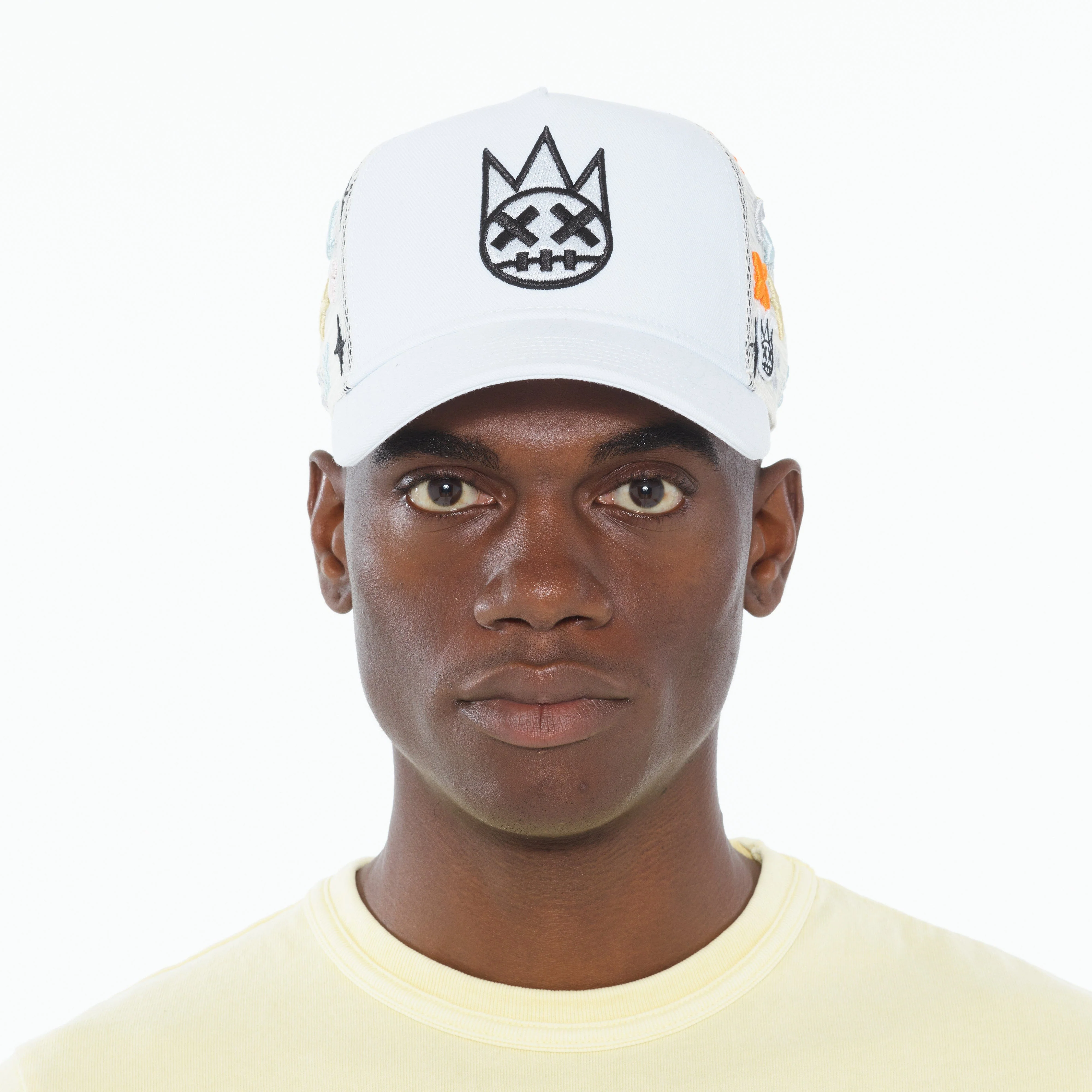 Cult's Cult Logo Pattern Hat in White Pattern - Image 2