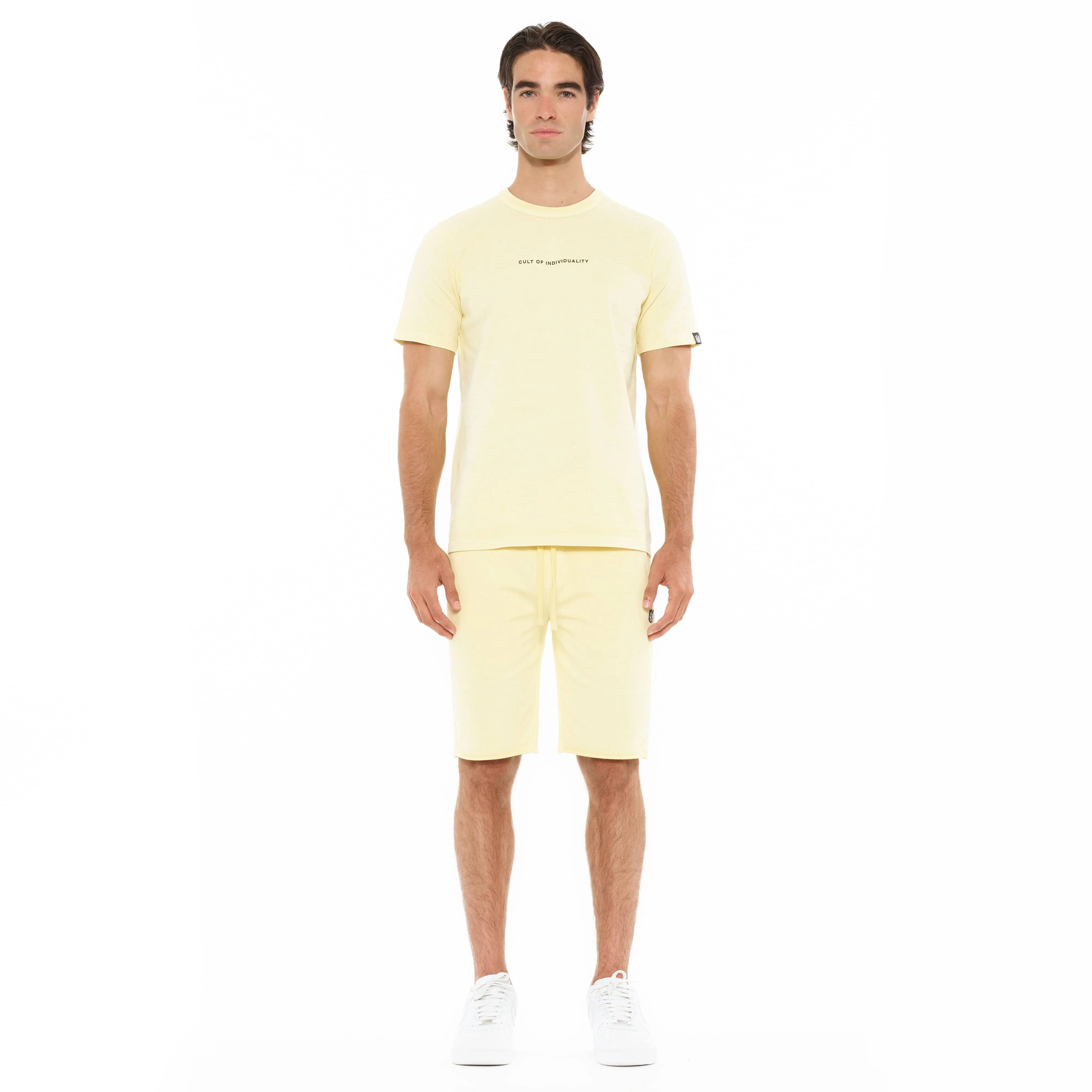 Cult's French Terry Sweatshorts in Banana - Image 5