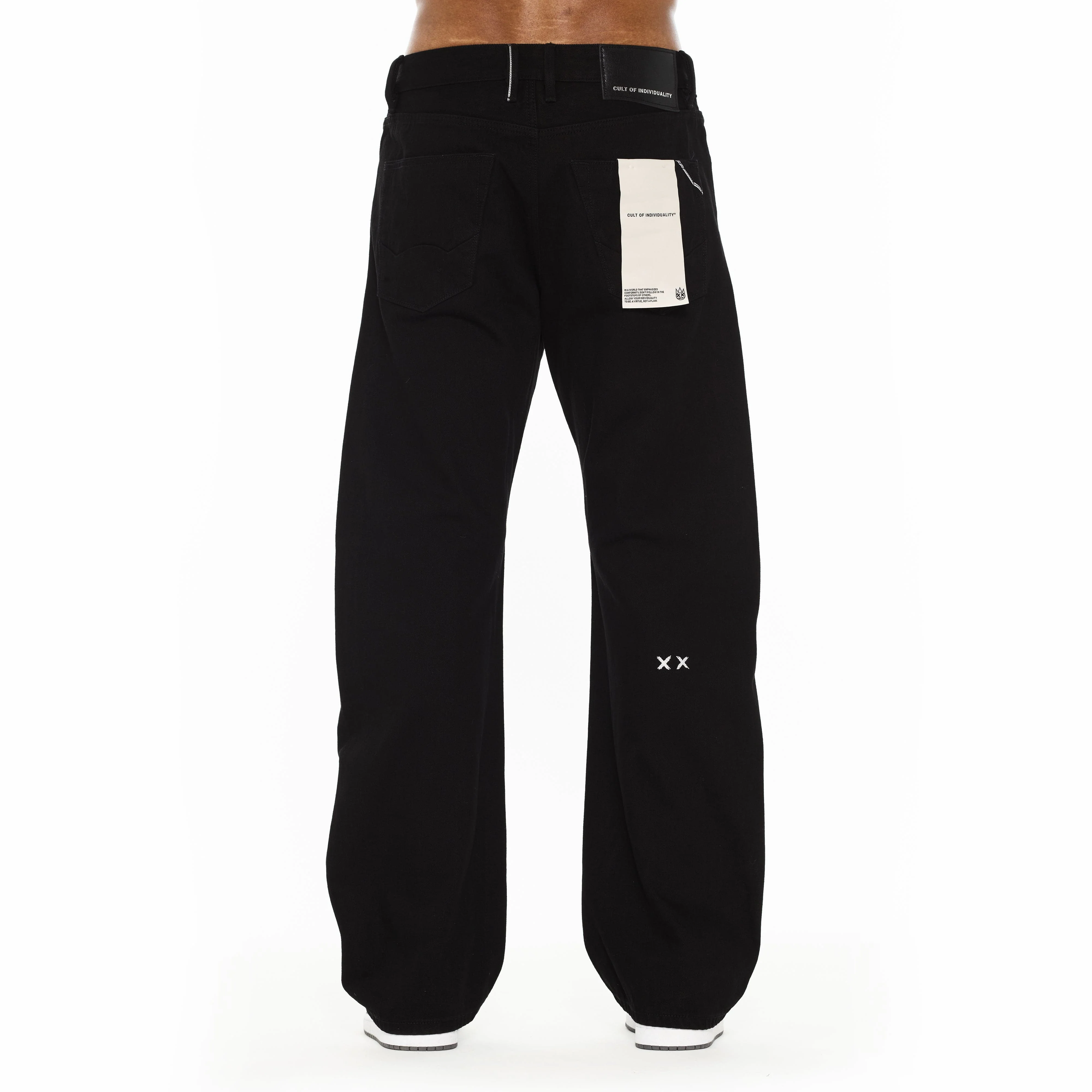 Cult's Grunge Baggy 607 Jeans in Black - Image 3