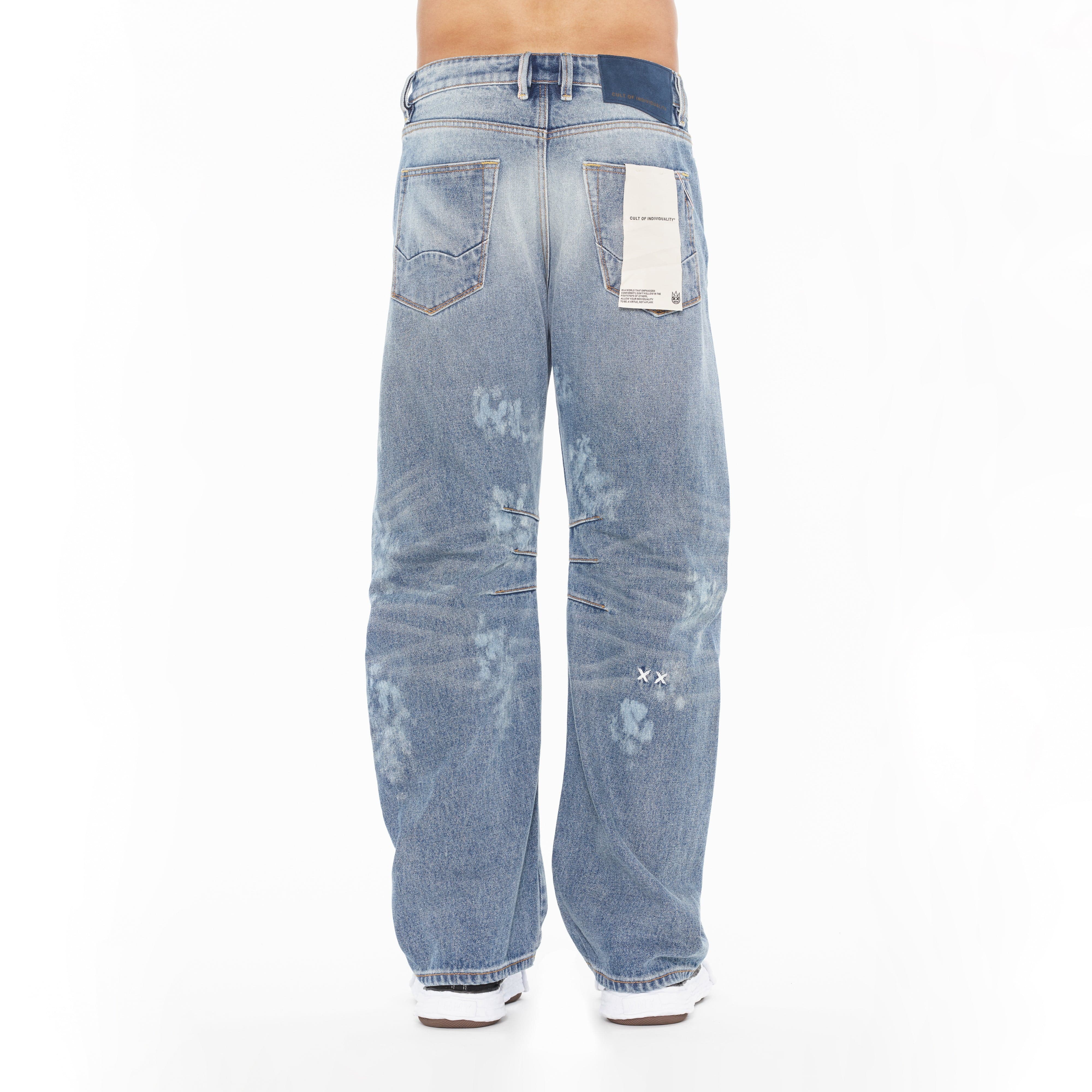 Cult's Grunge Baggy 607 Jeans in Icy - Image 6