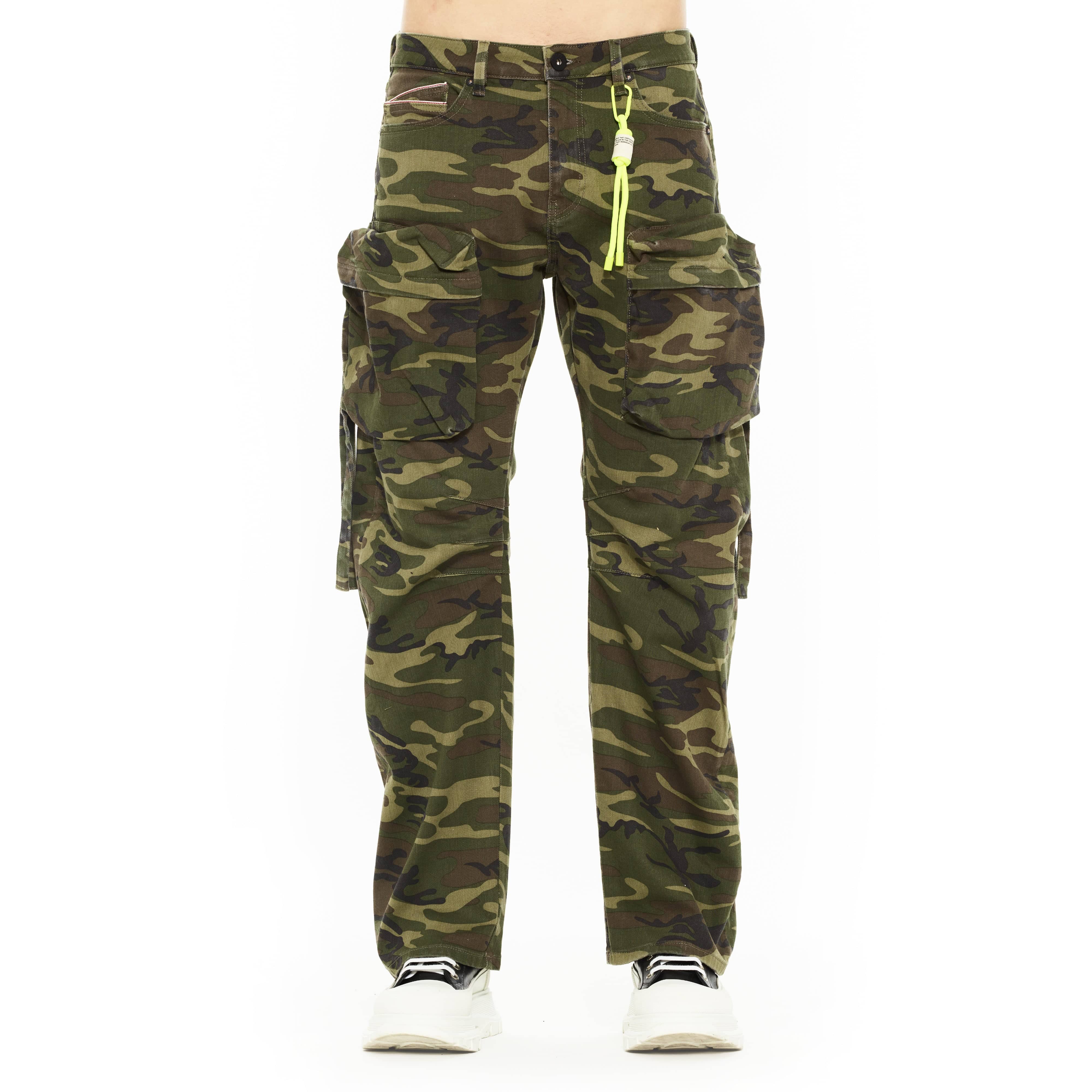 Cult's Grunge Baggy Cargo 610 Jeans in Camo - Image 2