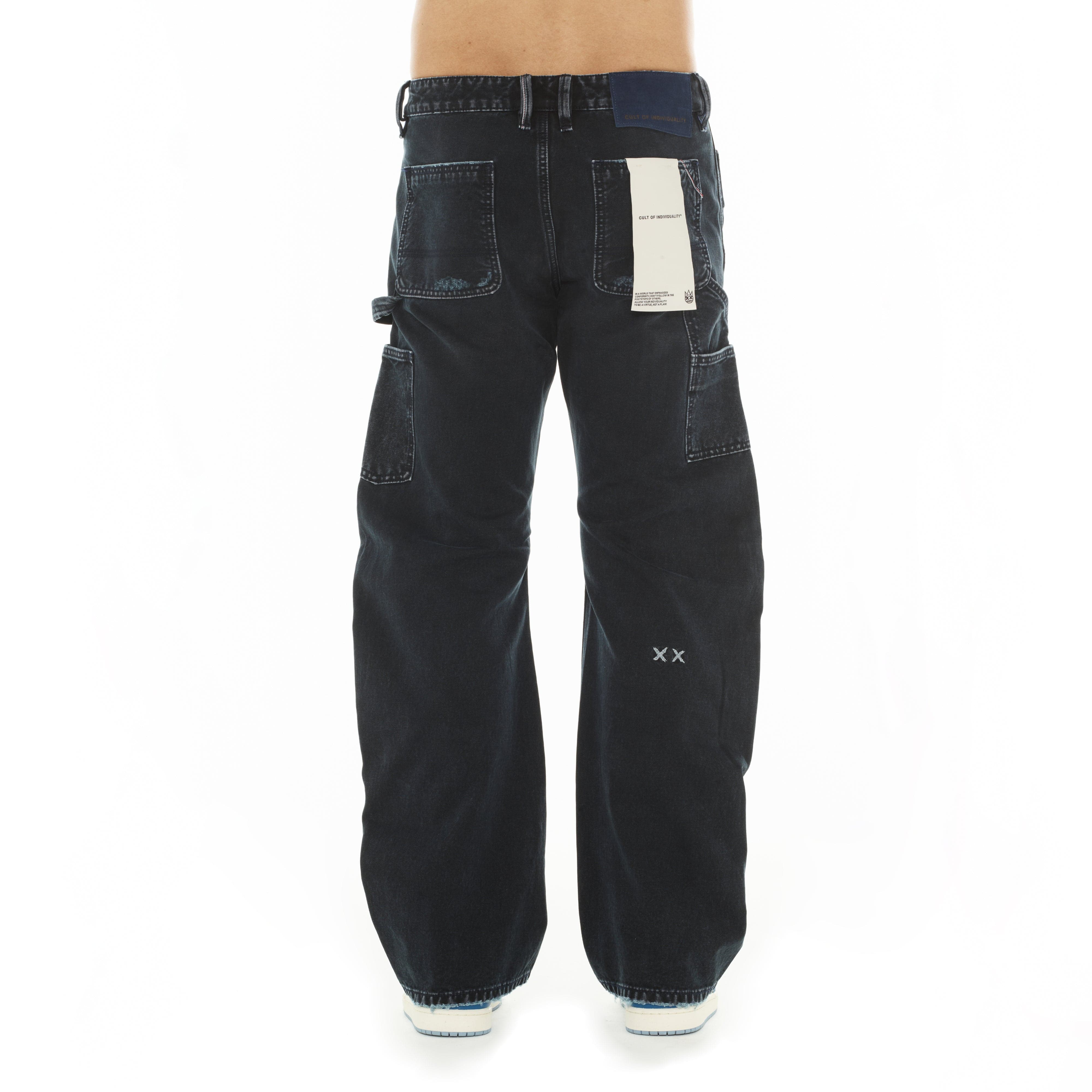 Cult's Grunge Carpenter Jeans in Vintage Navy - Image 3