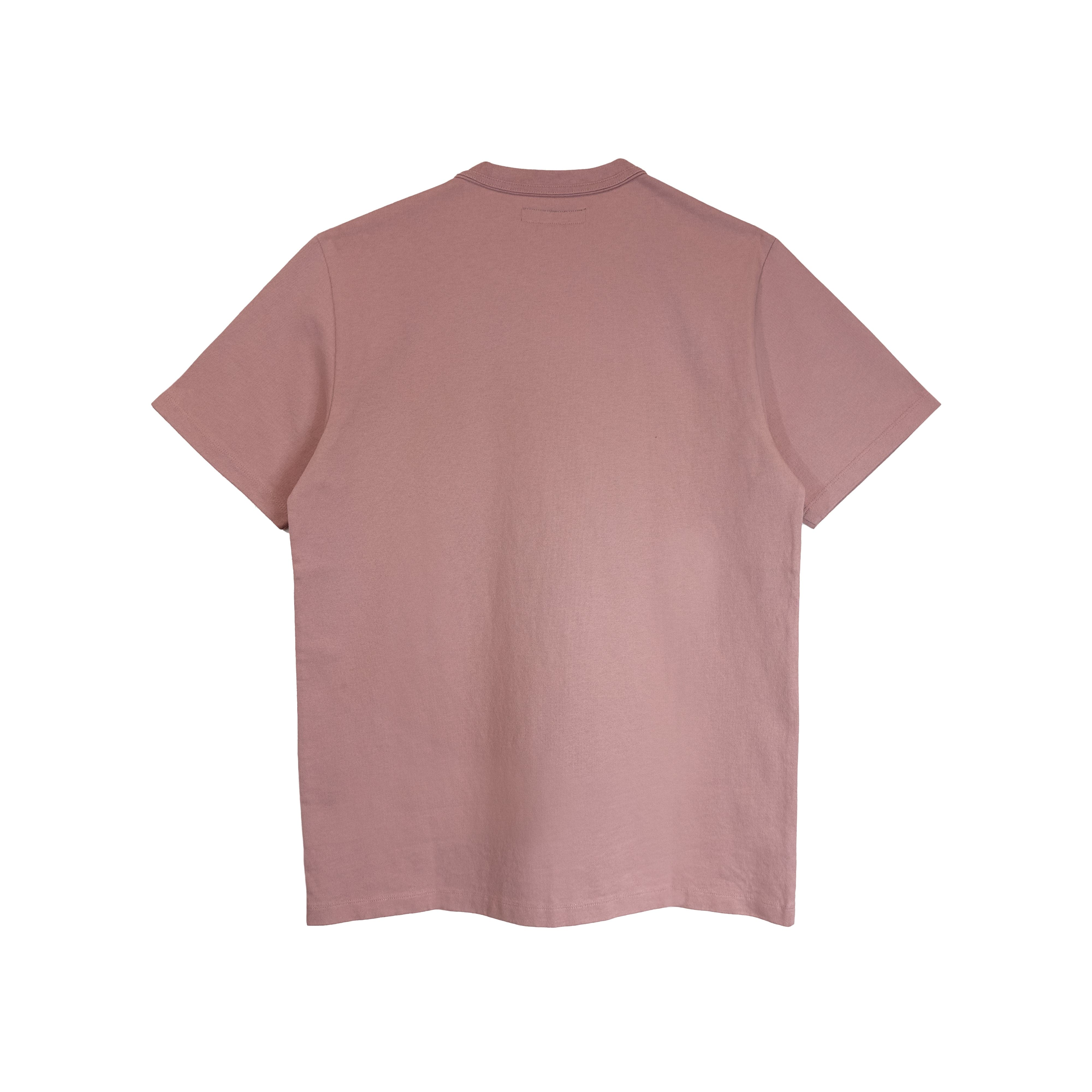 Cult's Heavyweight Short Sleeve Crew Neck Tee "Cult Records" in Silver Pink - Image 5