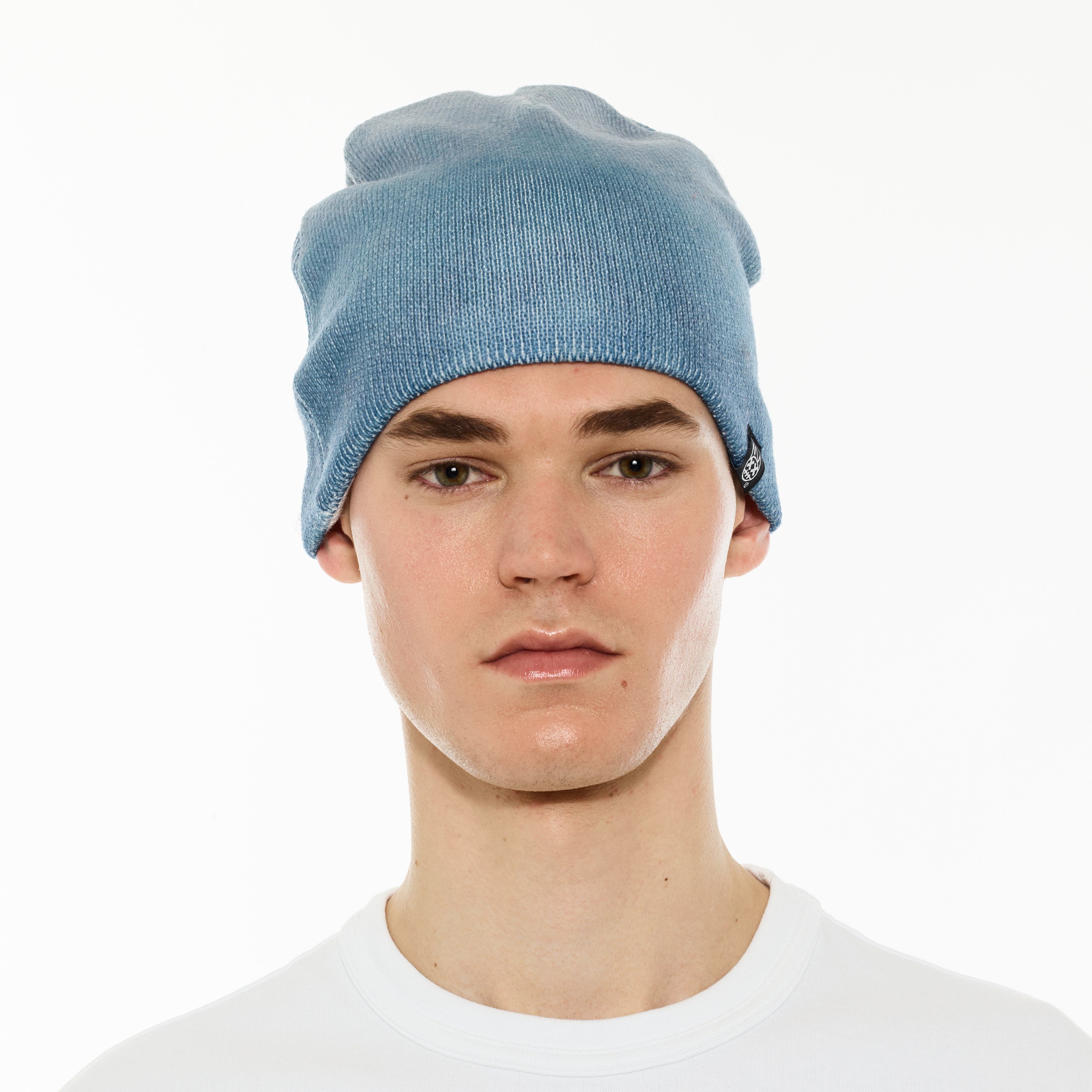 Cult's Knit Hat in Gradiant Blue Steel - Image 2