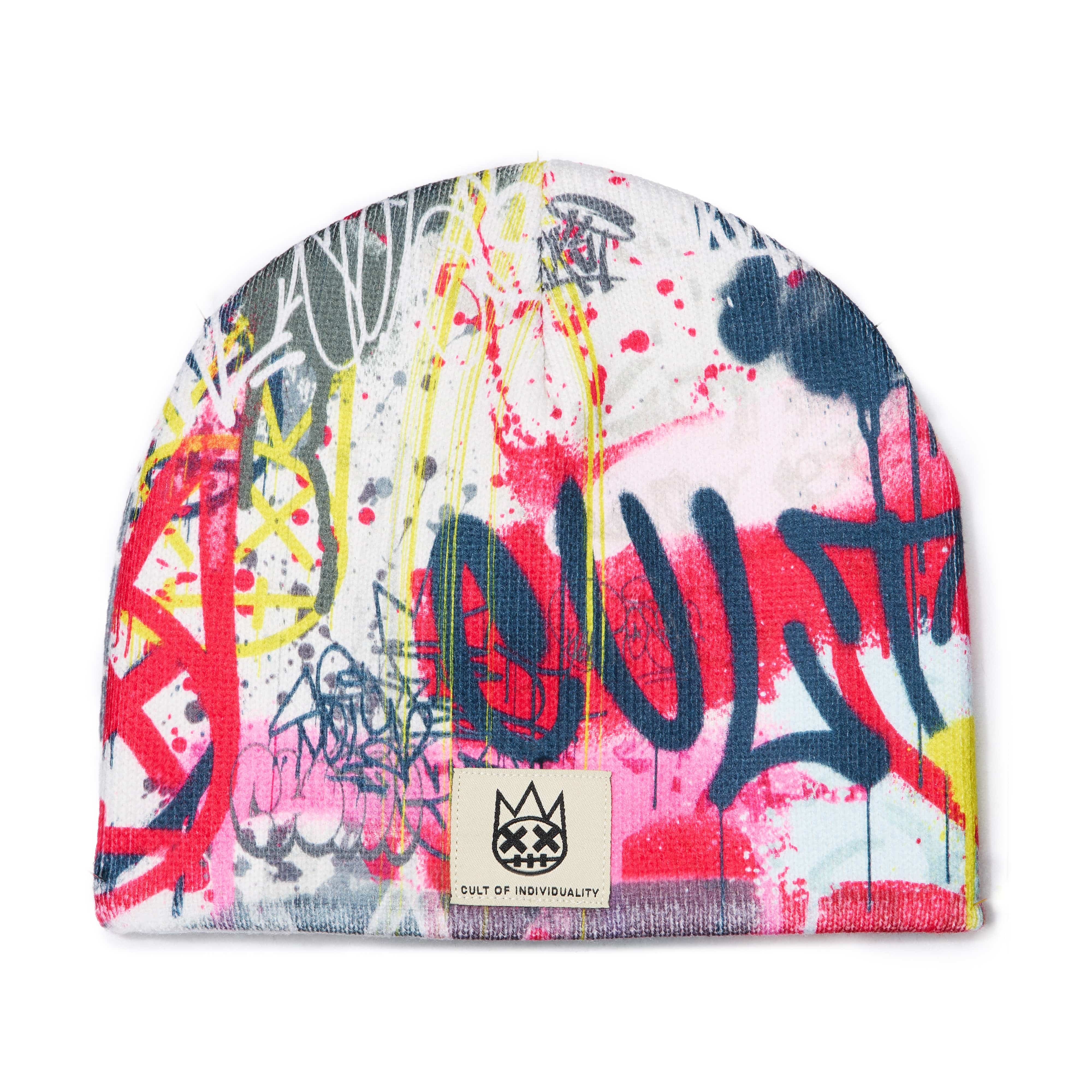 Cult's Knit Hat in Graffiti
