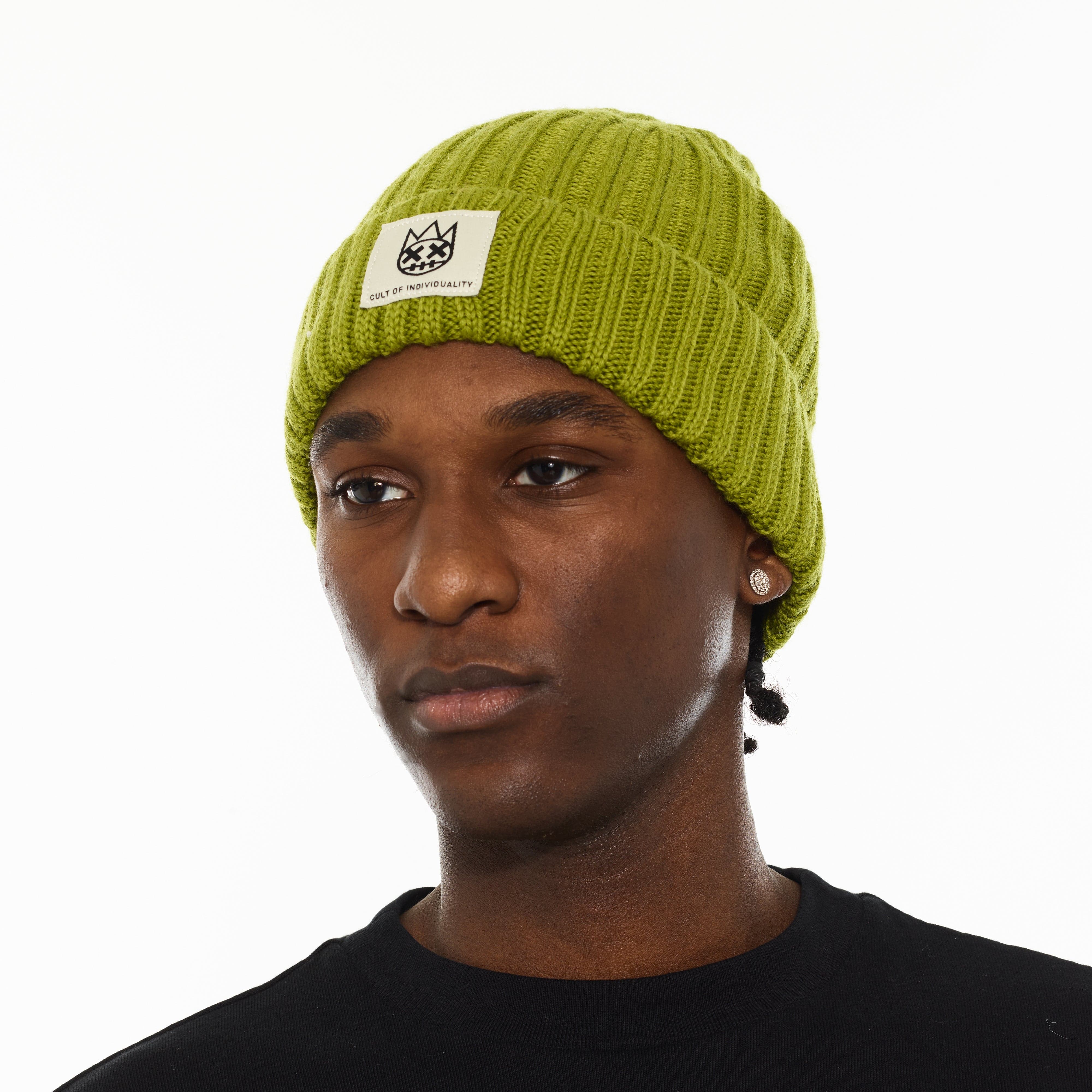 Cult's Knit Hat in Green Oasis - Image 3