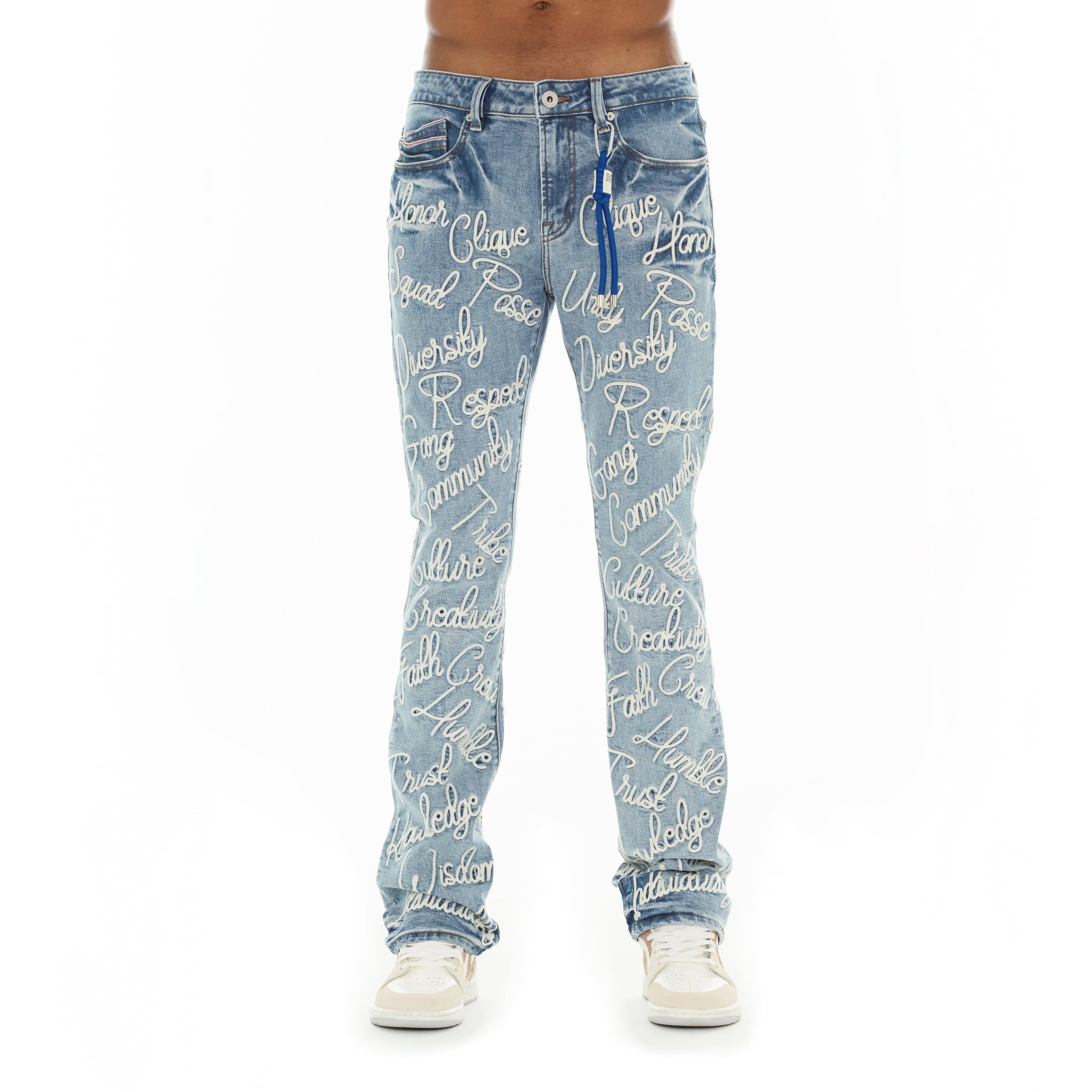 Cult's Lenny Bootcut 603 Jeans in Acid - Image 2