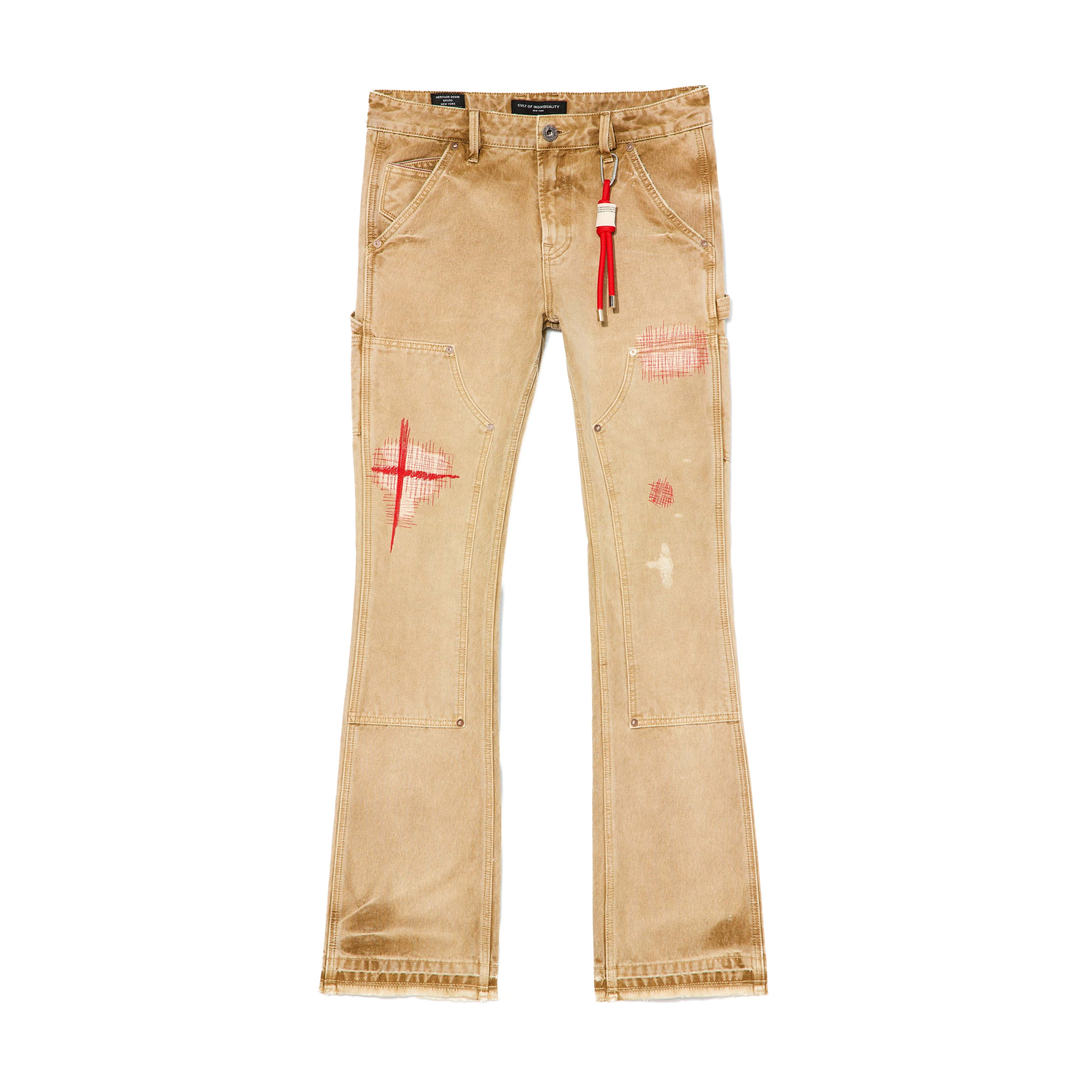 Cult's Lenny Bootcut 603 Jeans in Khaki Canvas