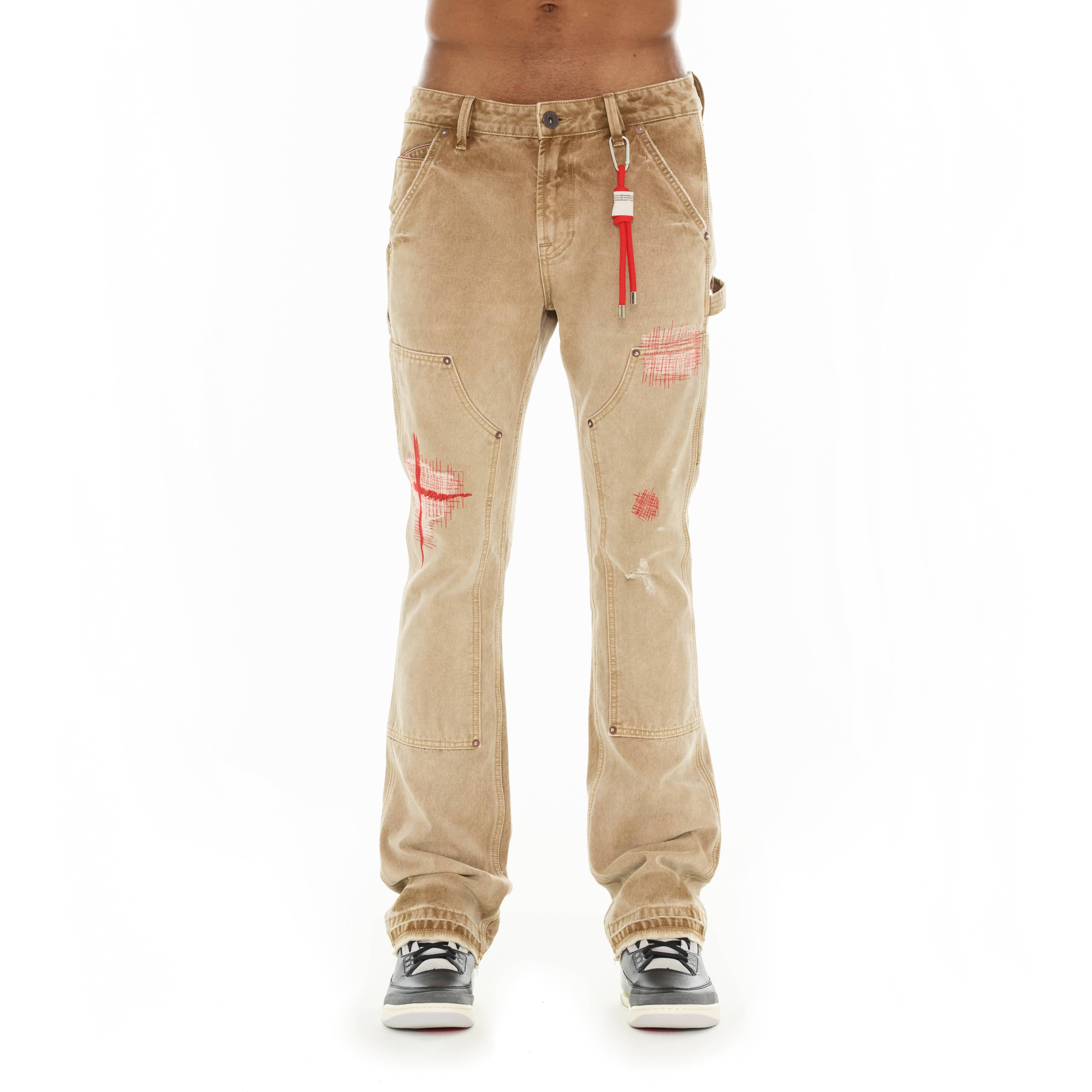 Cult's Lenny Bootcut 603 Jeans in Khaki Canvas - Image 2