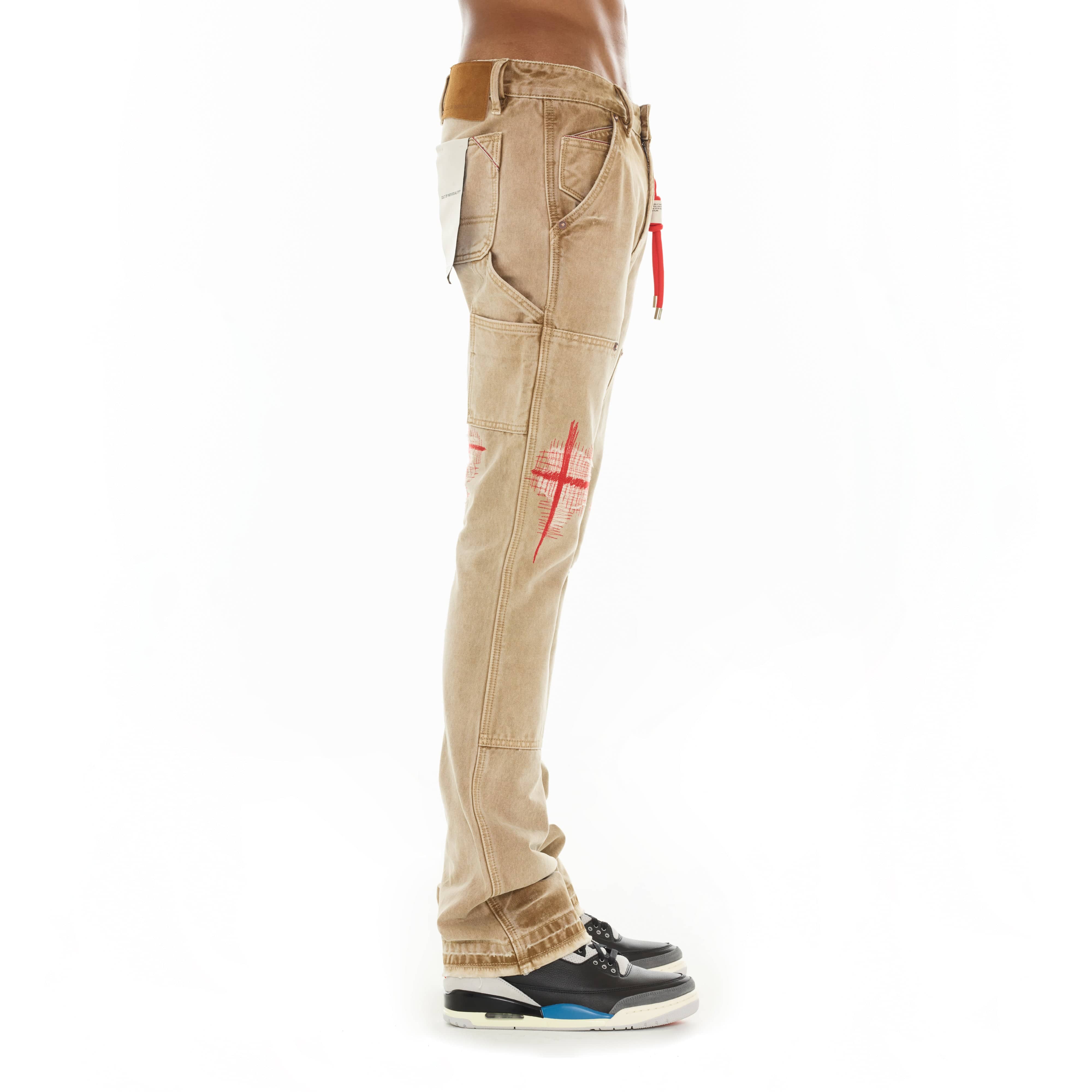 Cult's Lenny Bootcut 603 Jeans in Khaki Canvas - Image 4