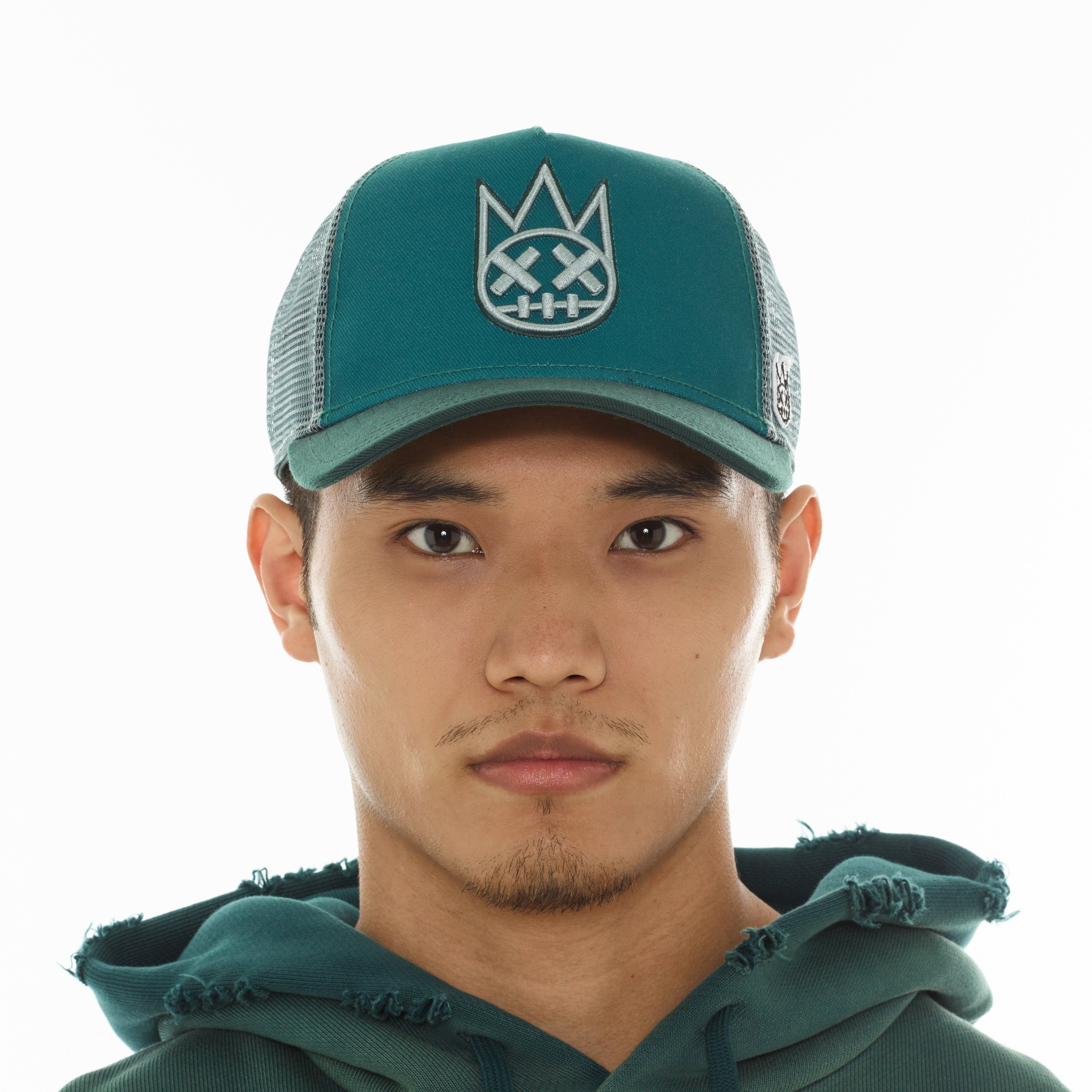 Cult's Logo Mesh Back Trucker Hat In Bayberry - Image 3
