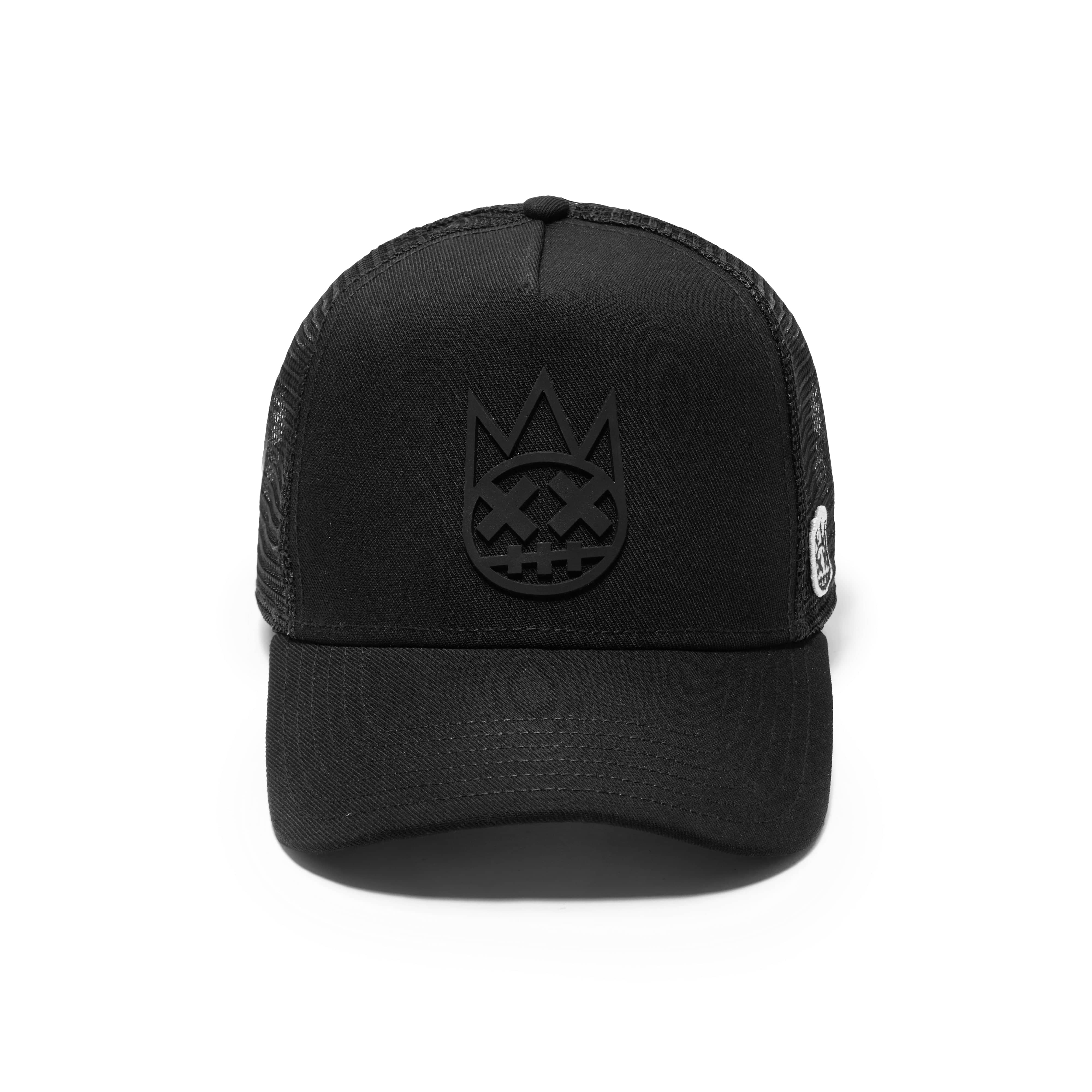 Cult's Logo Mesh Back Trucker Hat "Shimuchan" in Black