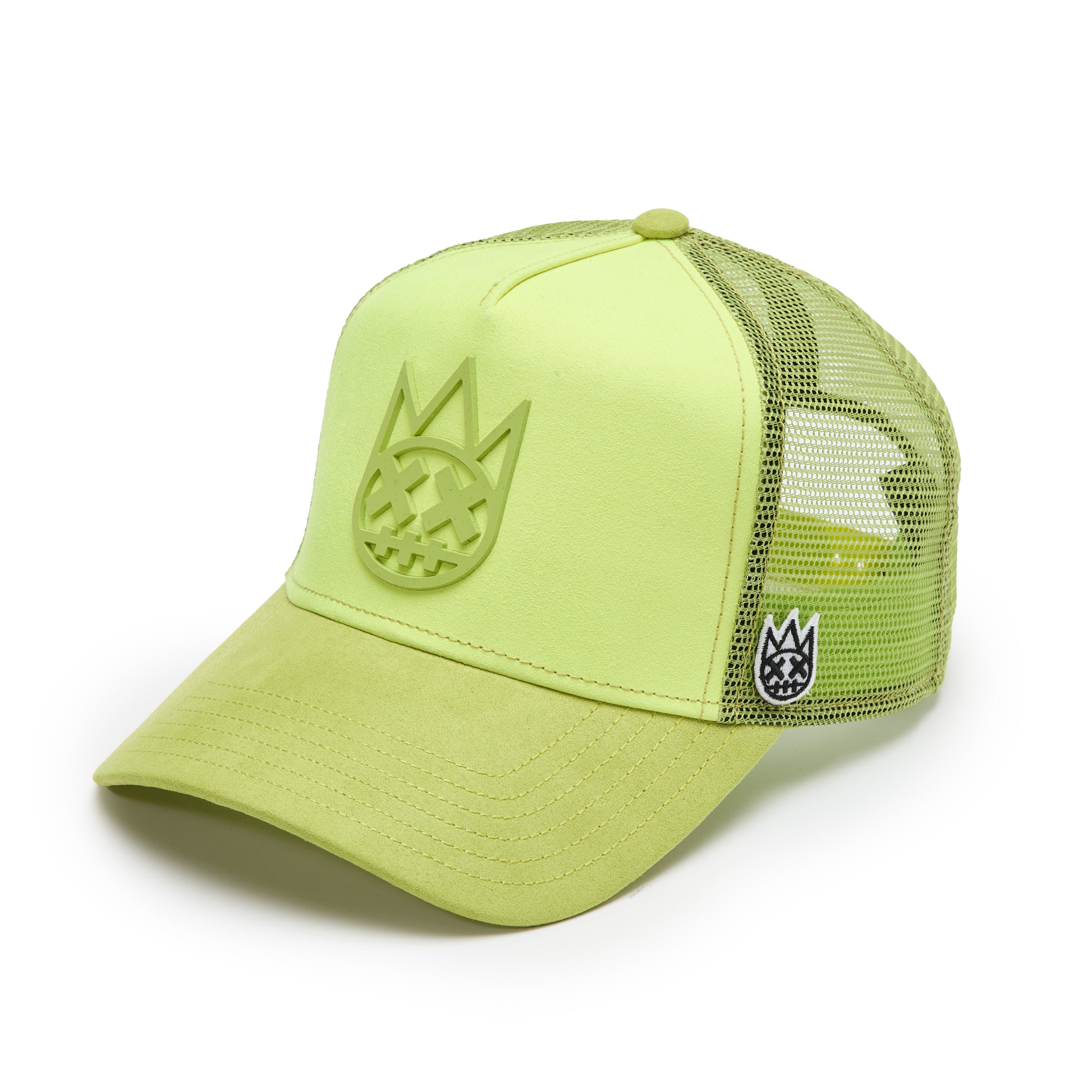 Cult's Logo Mesh Back Trucker Hat "Shimuchan" in Neon Yellow - Image 2
