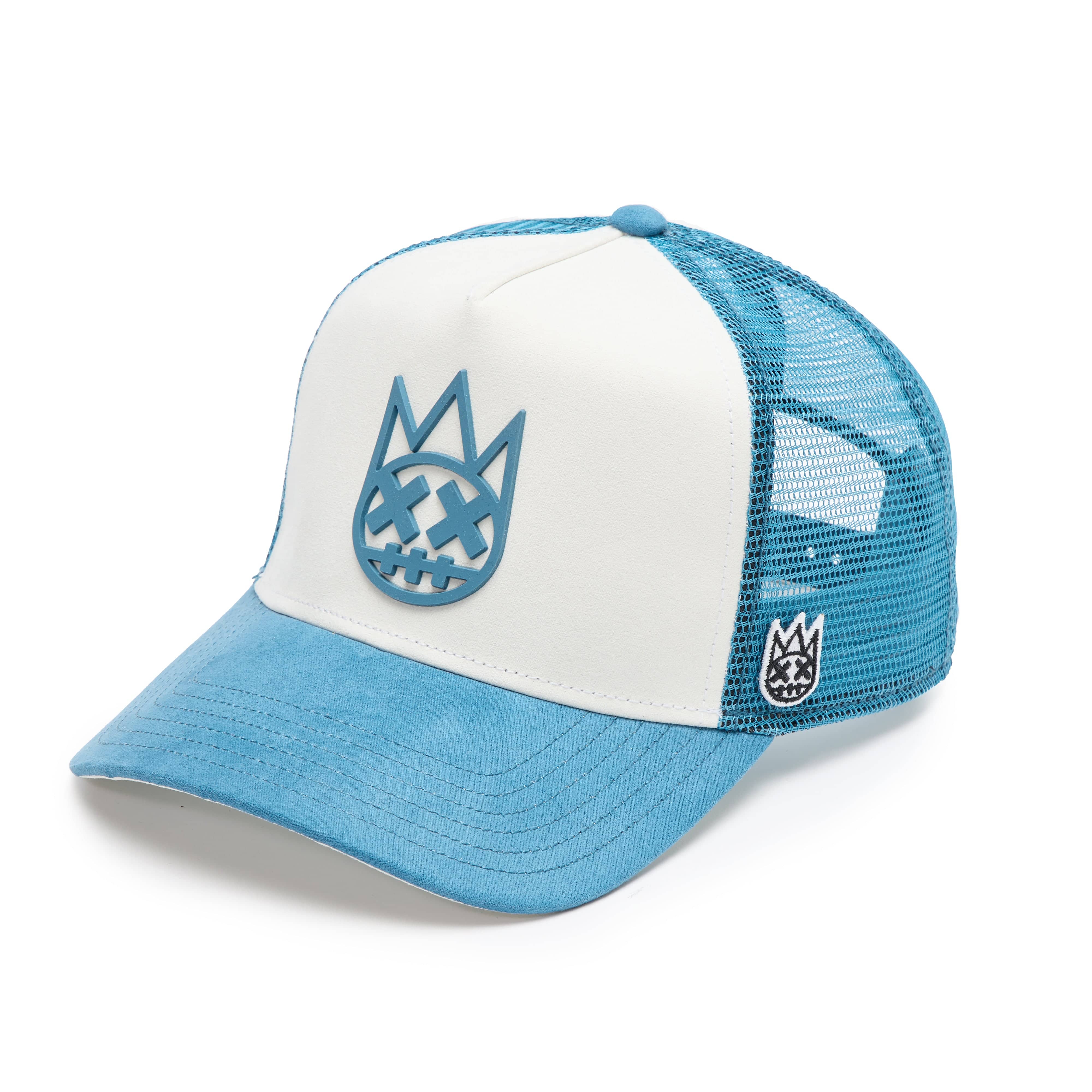 Cult's Logo Mesh Back Trucker Hat "Shimuchan" in Winter White - Image 2