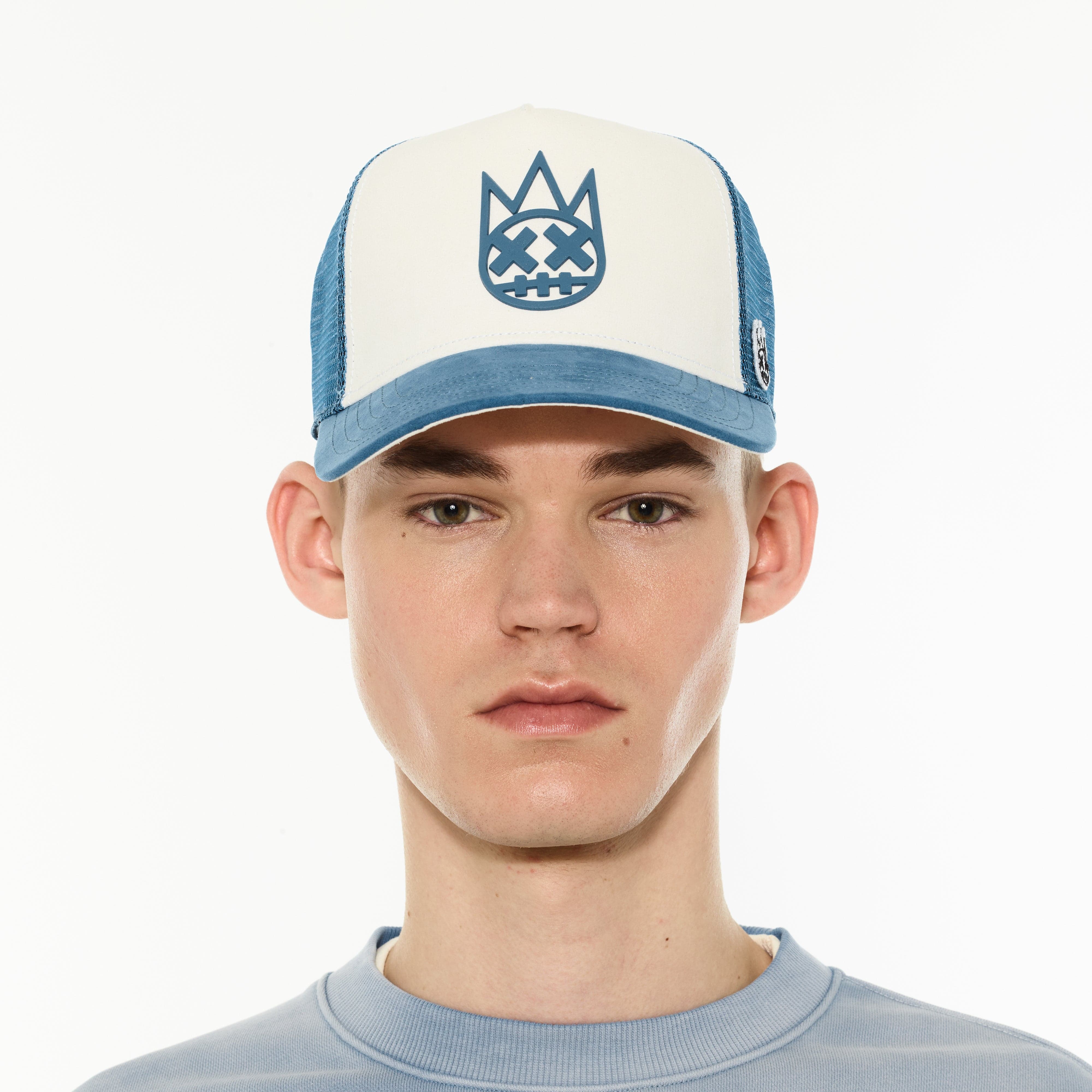 Cult's Logo Mesh Back Trucker Hat "Shimuchan" in Winter White - Image 3
