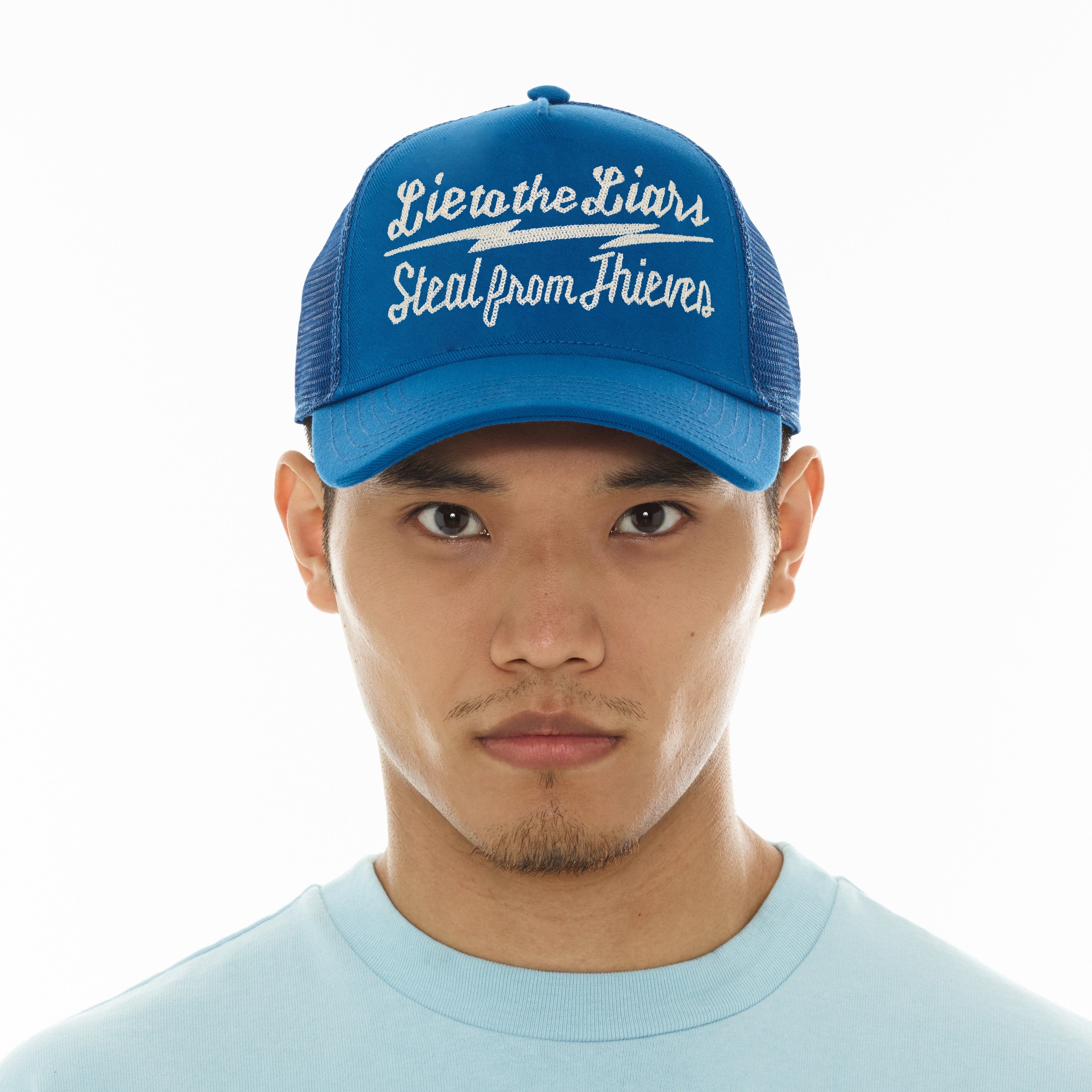 Cult's Lucky Bastard Hat "Lie To The Liars" In Brilliant Blue - Image 3