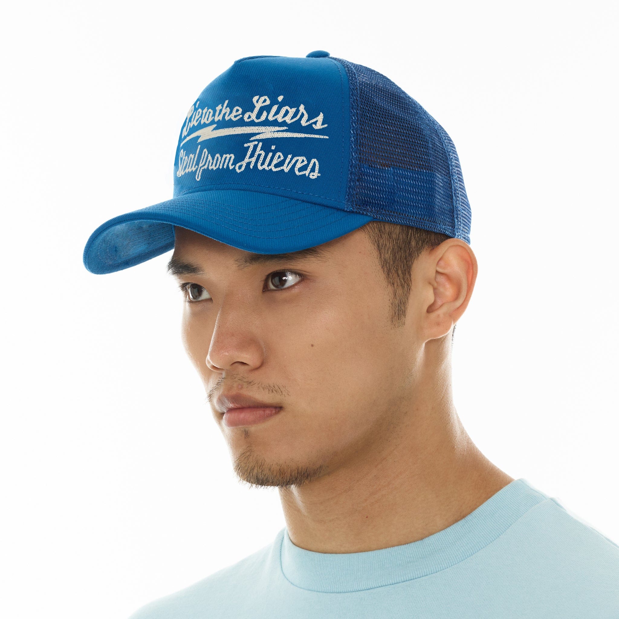 Cult's Lucky Bastard Hat "Lie To The Liars" In Brilliant Blue - Image 4