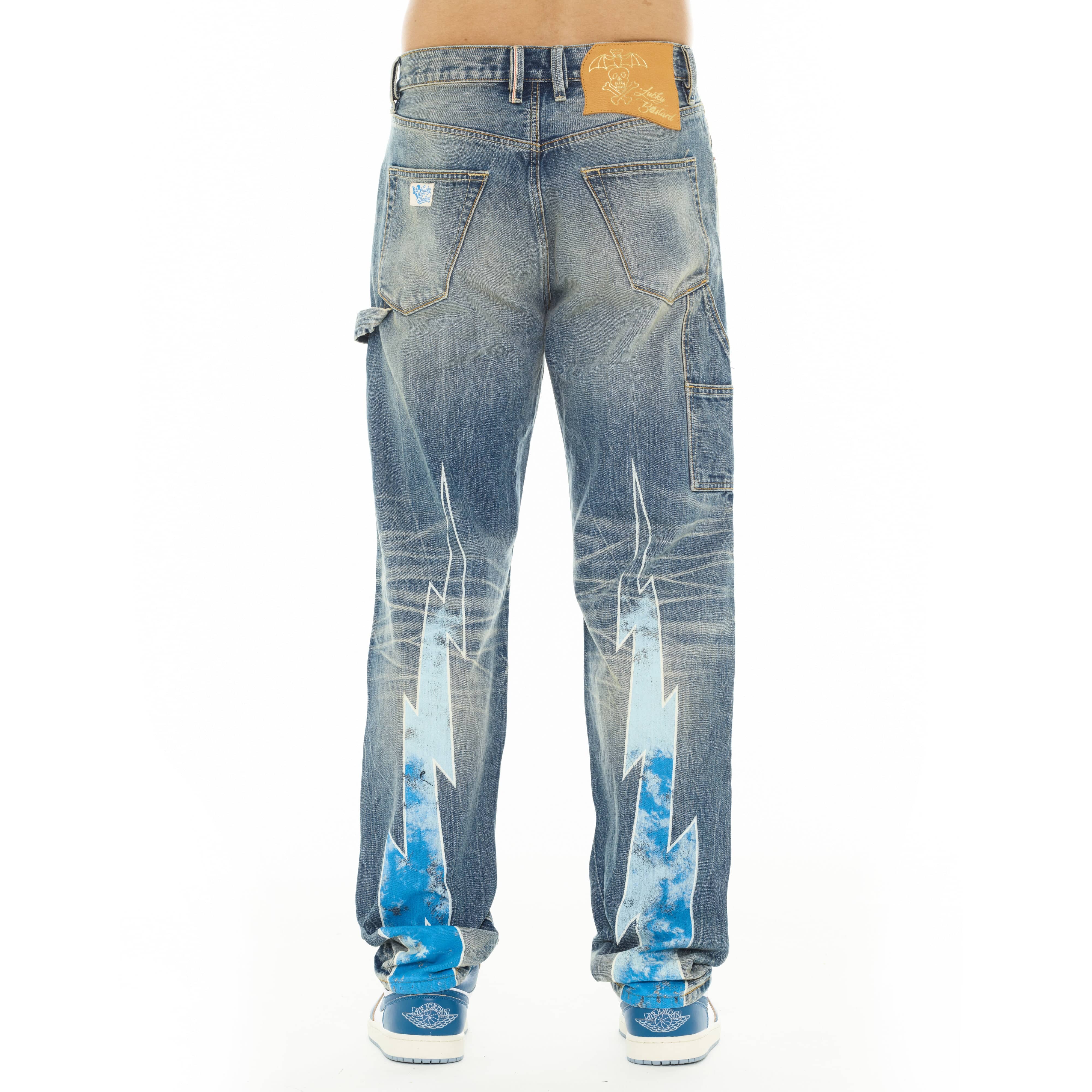 Cult's Lucky Bastard Mac50 Jeans in Acid - Image 3